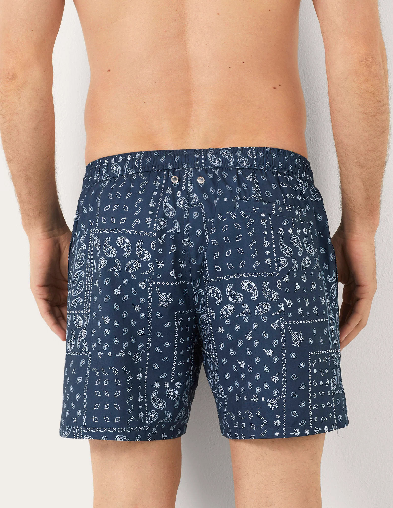 Costume boxer da uomo effetto cashmere Marina - Image 3