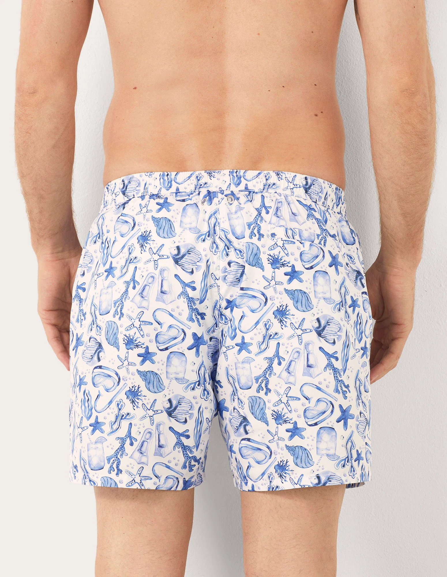 Costume boxer da uomo lunghezza media Coral Reef - Image 3