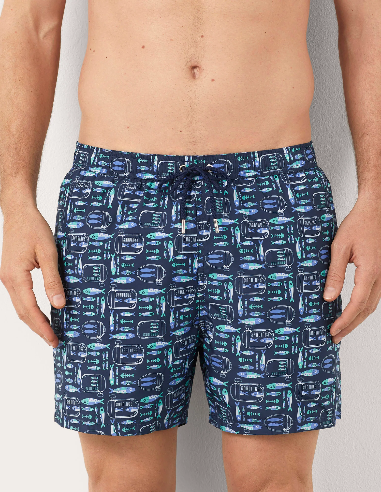 Costume boxer media lunghezza pesci Coral Reef - Image 2