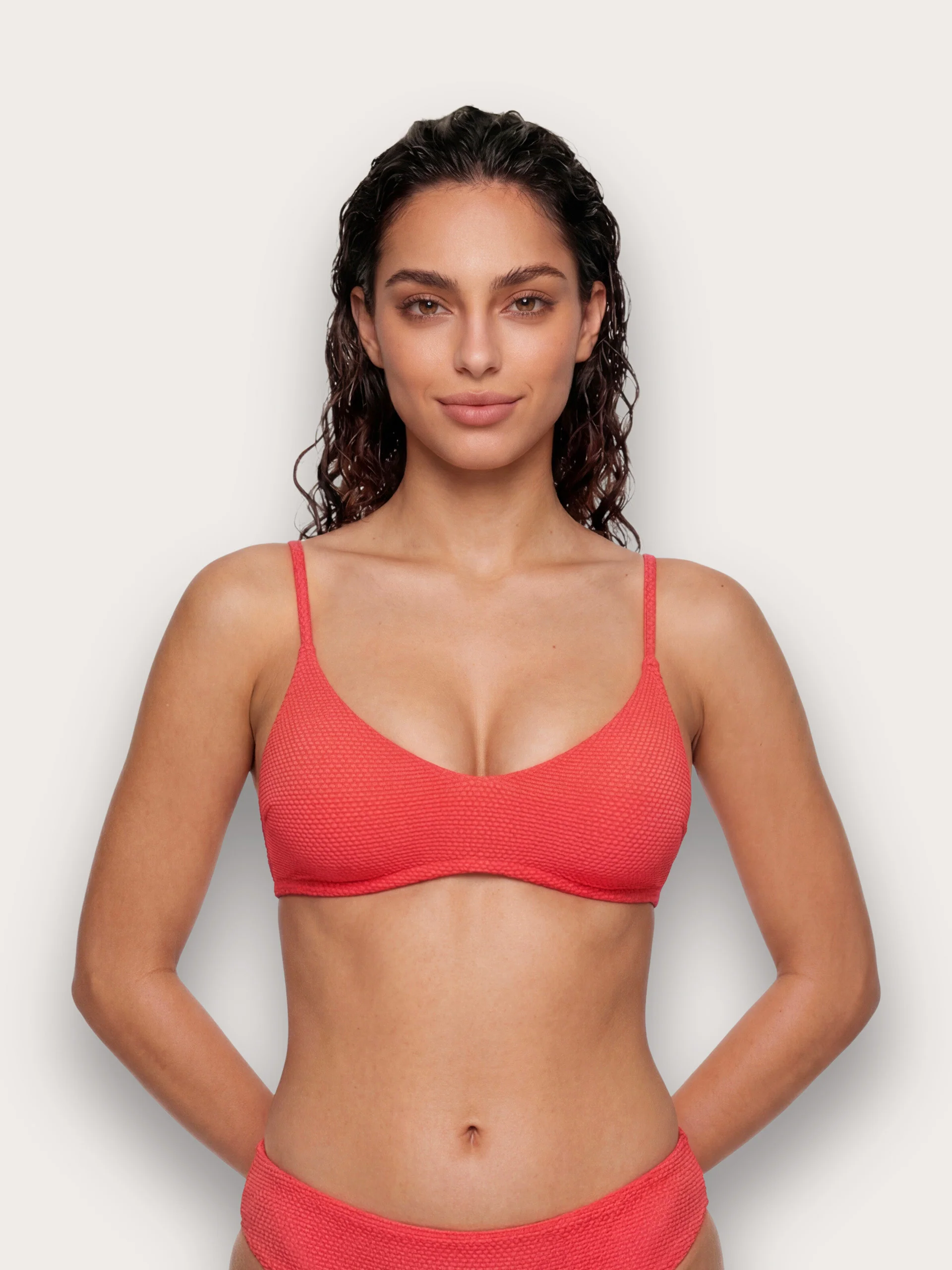 Costume bralette imbottita - Textured - Image 6