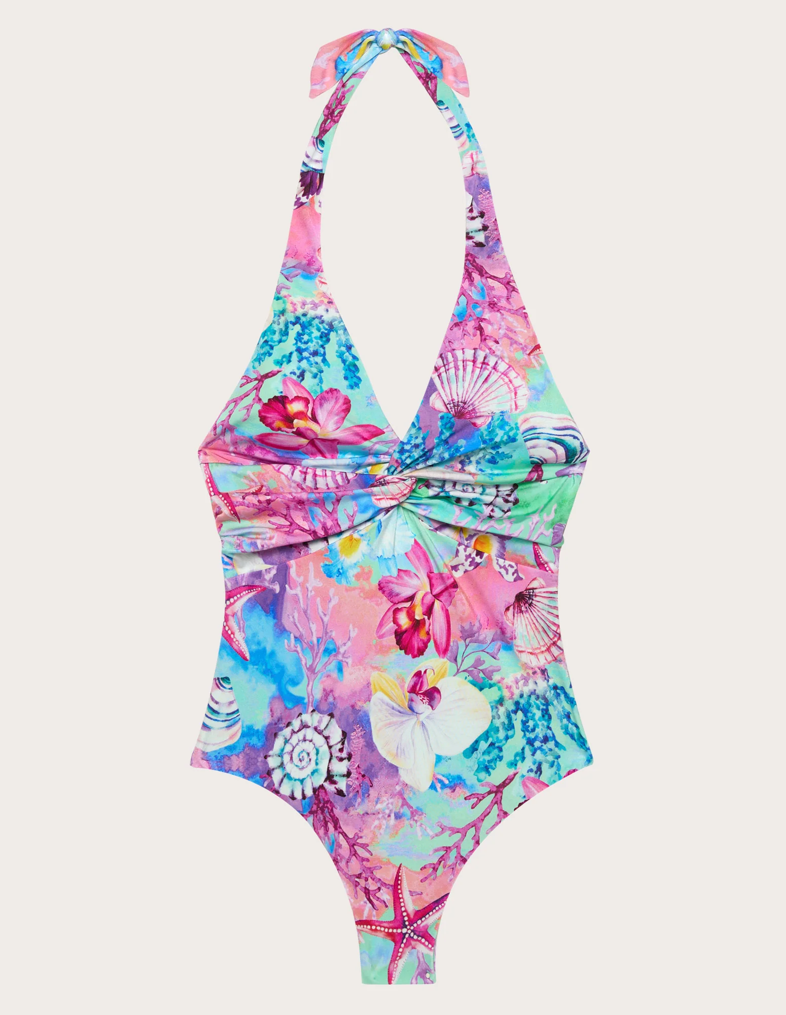 Costume intero con coppe estraibili Mermaid - Image 4