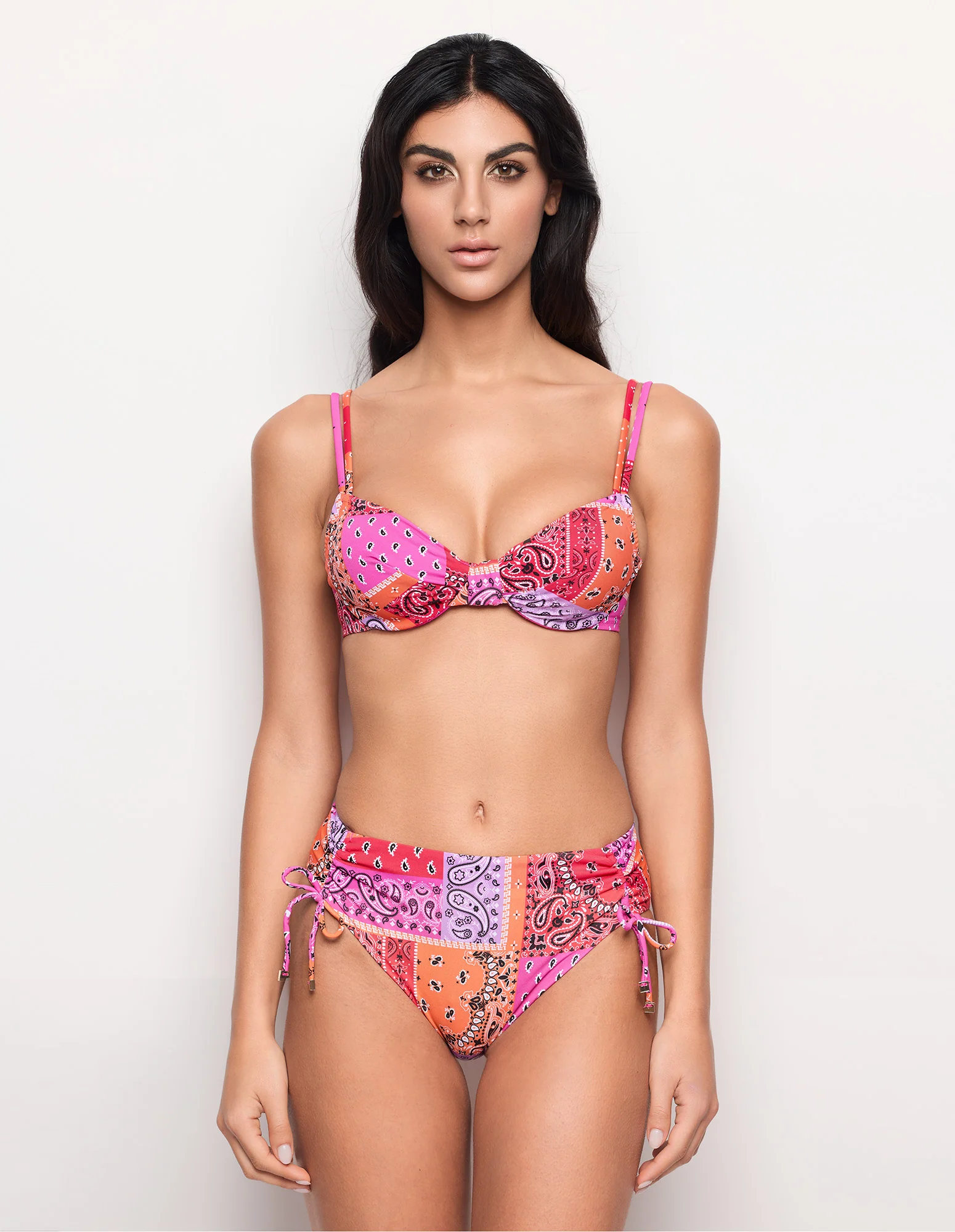 Costume slip alto con fiocchi Bandana - Image 2