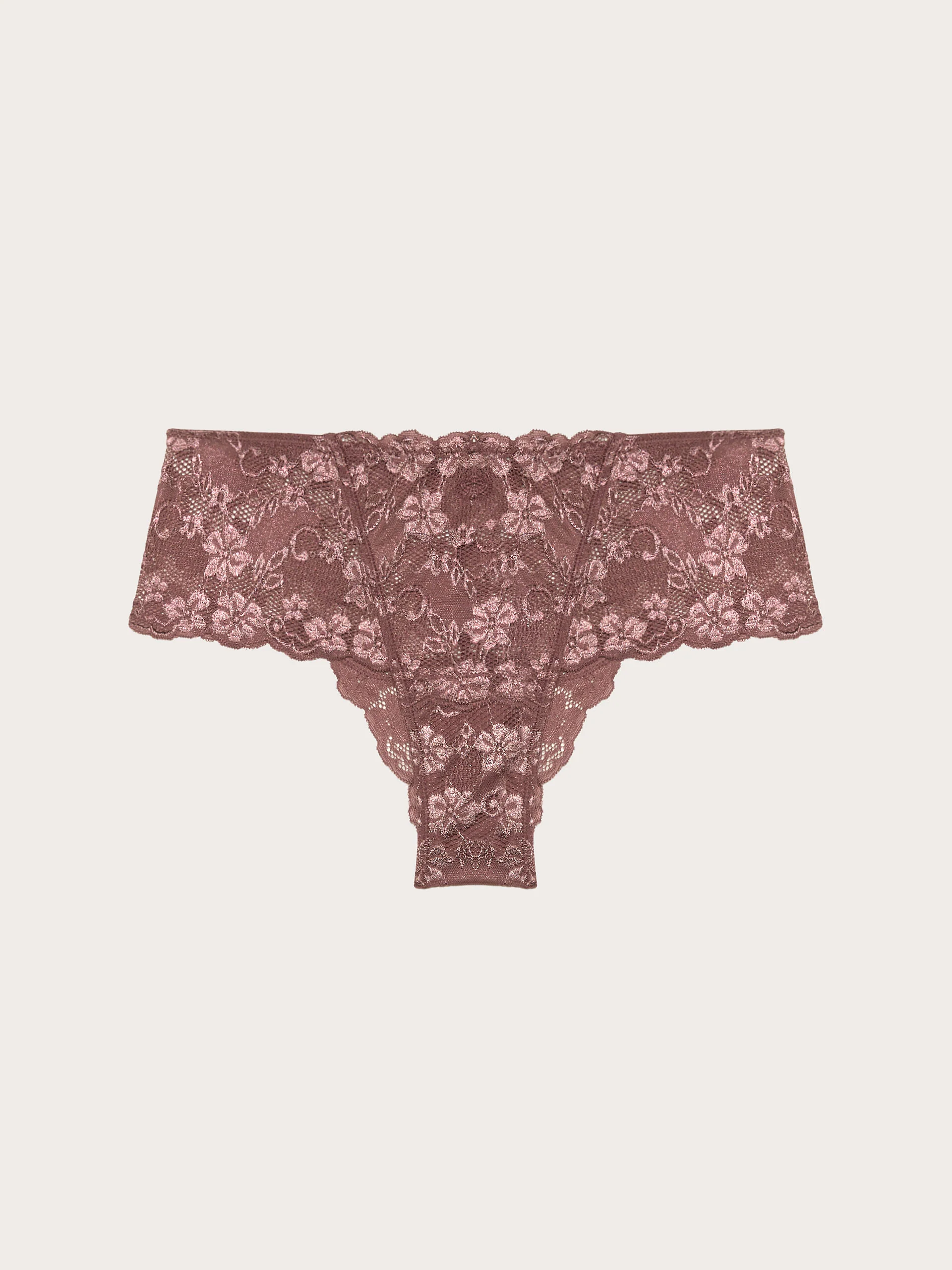 Culotte brasiliana in pizzo laminato e microfibra - Primula Color - Image 6