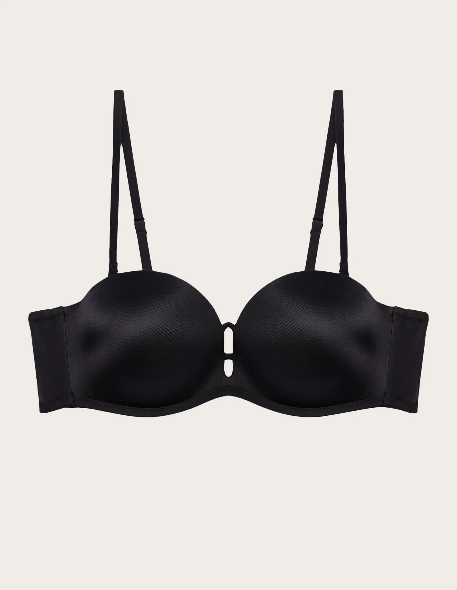 Fascia push push up del costume nera con ferretto Essentials - Image 7