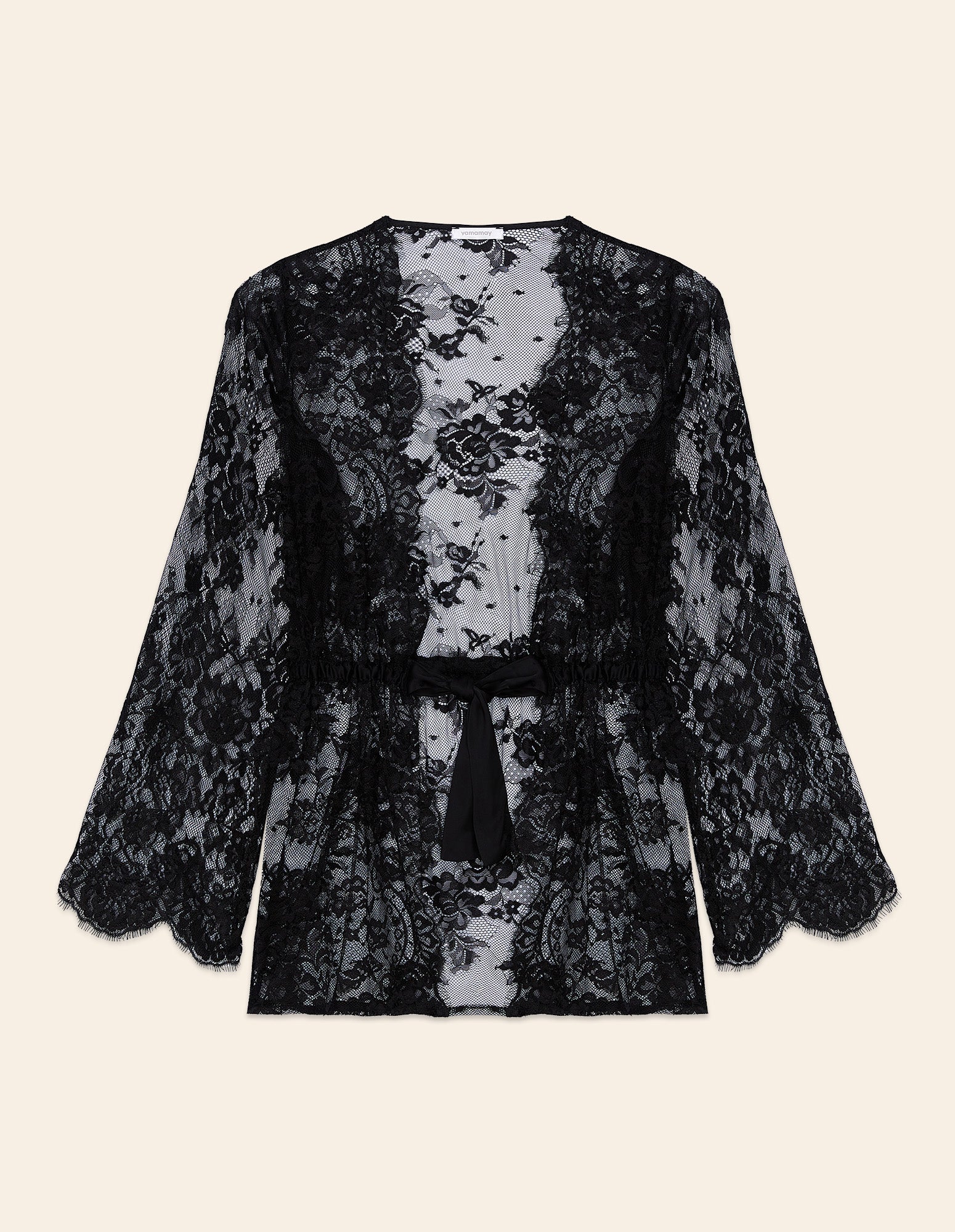 Kimono corto in pizzo Cecile - Image 5