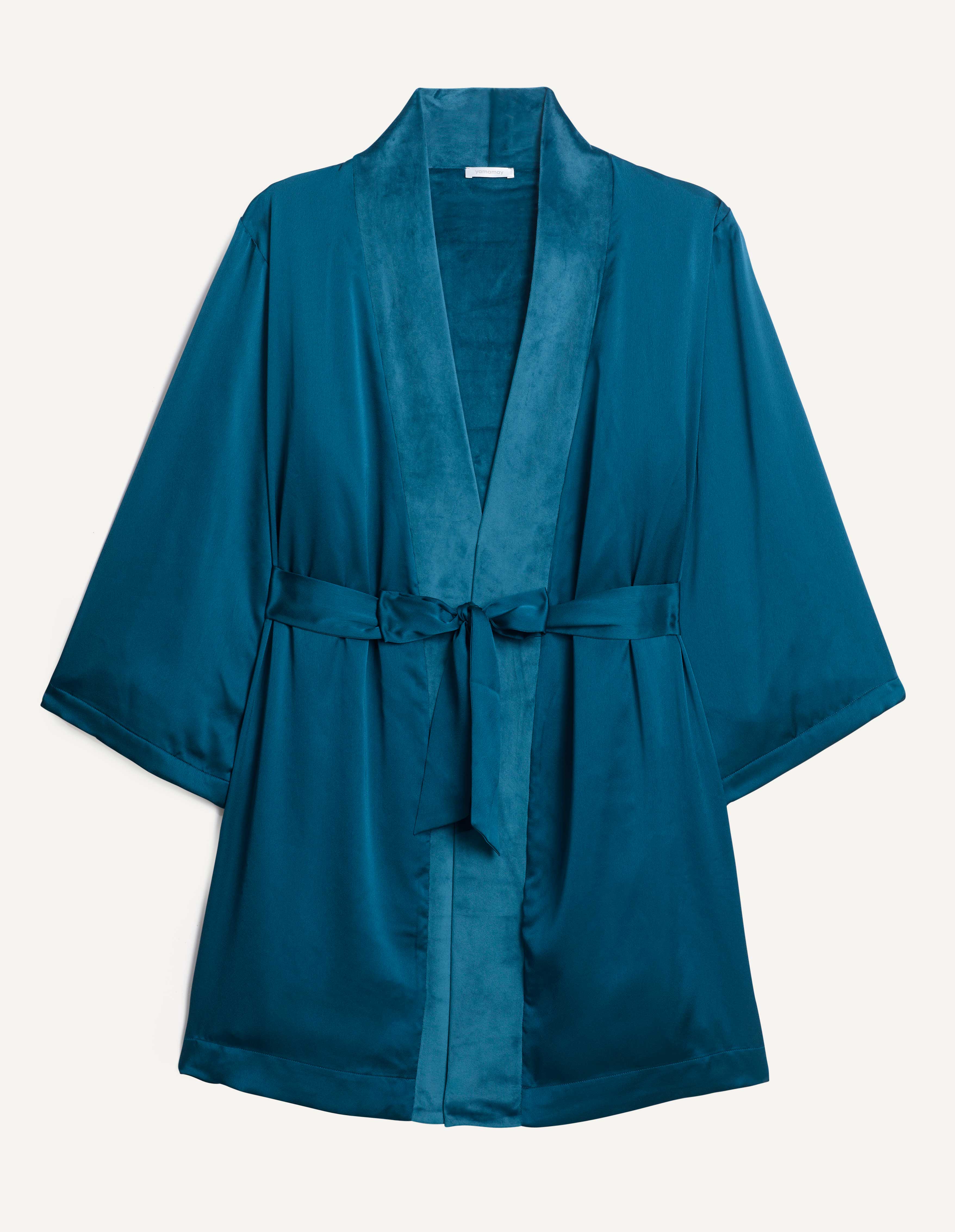 Kimono in raso Emerald Touch - Image 5