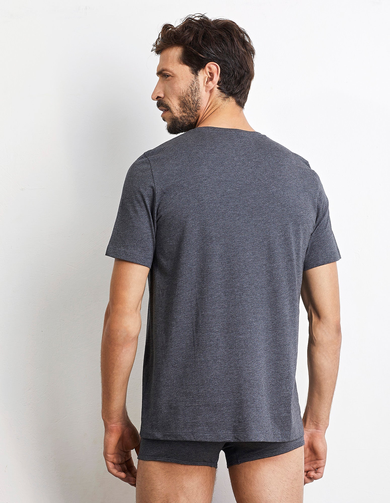 Maglia girocollo a maniche corte in cotone Supima Luxury - Image 7