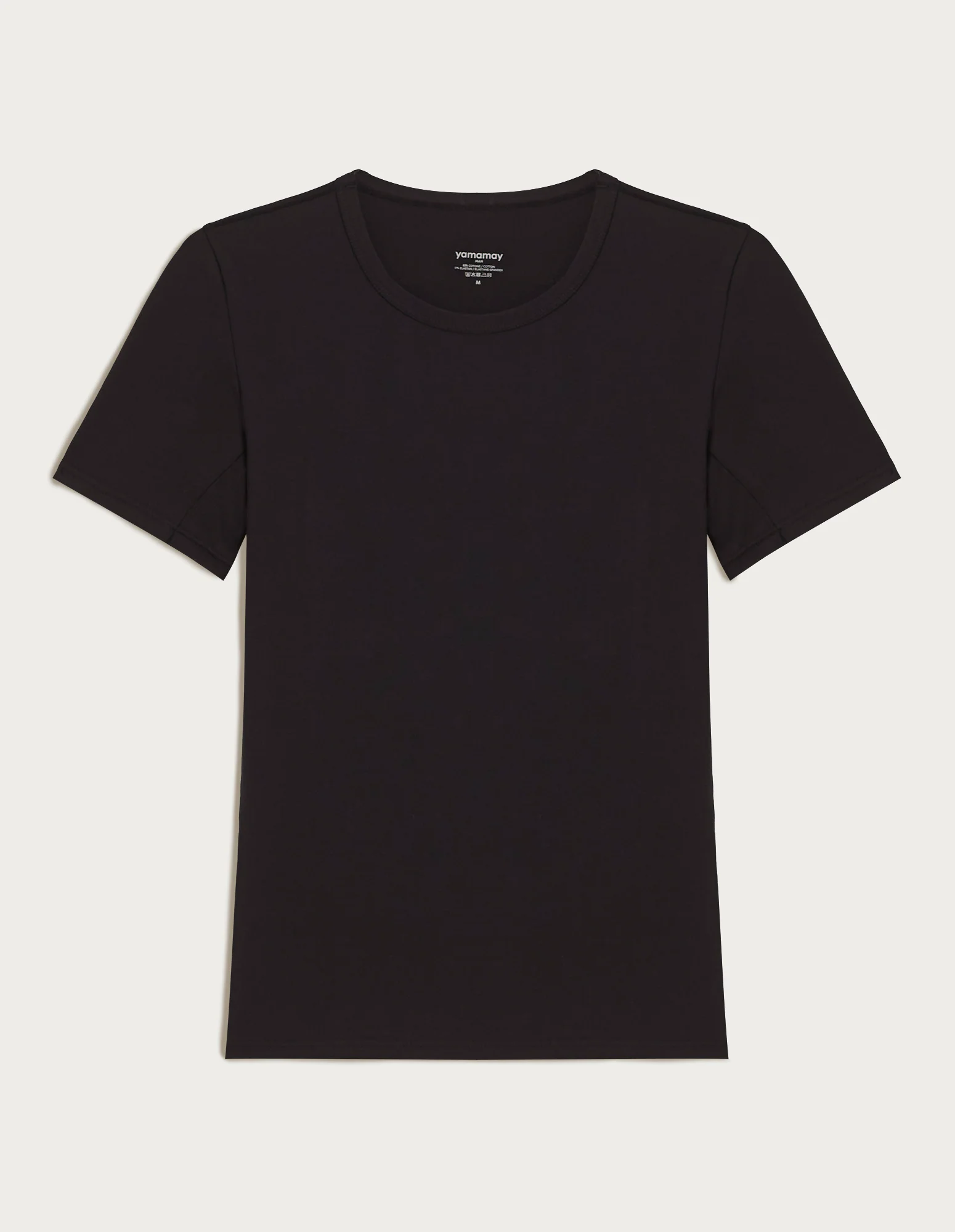Maglia girocollo a maniche corte modellante in jersey elasticizzato Shape Me - Image 8
