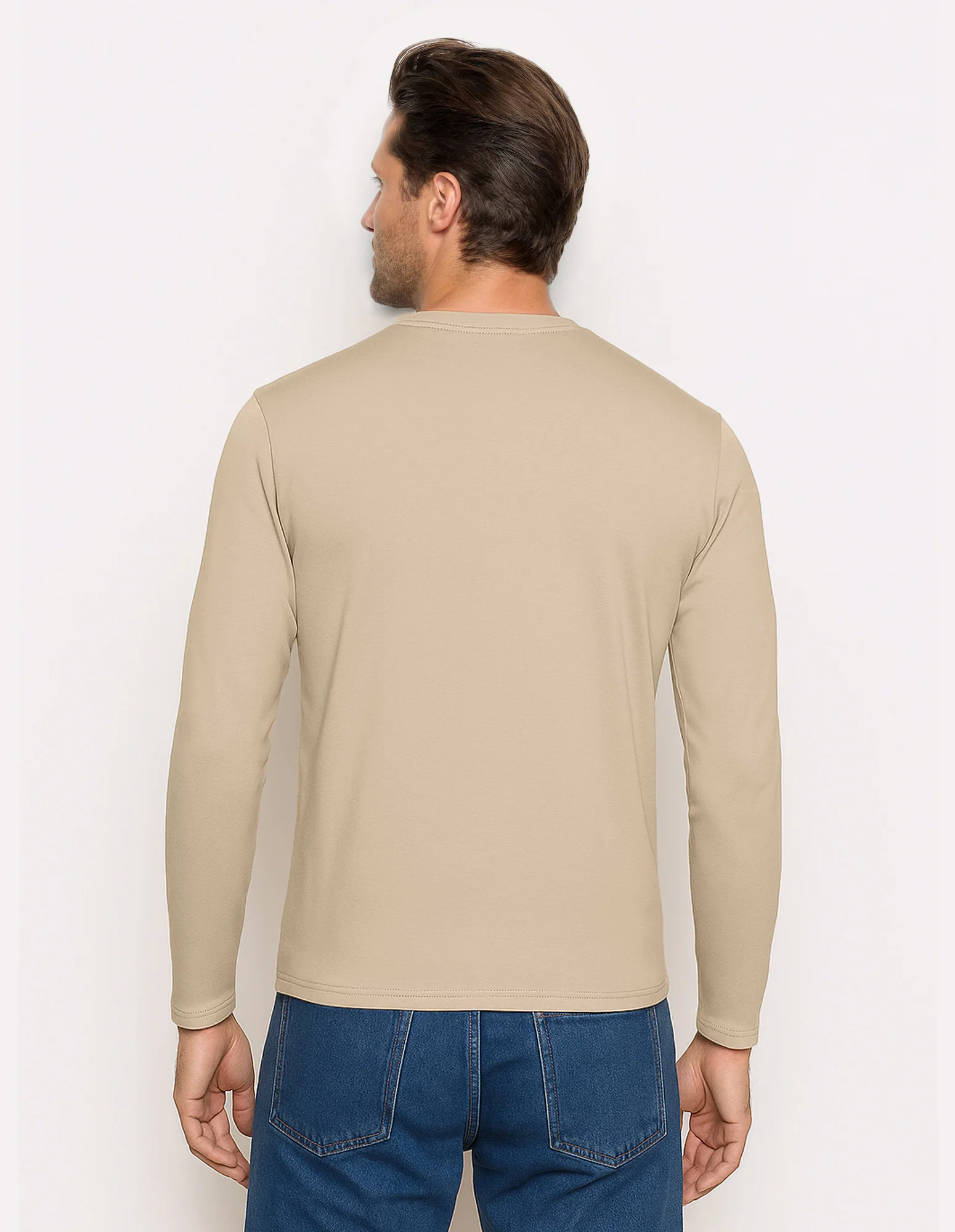 Maglia girocollo Basic in TENCEL™ Modal con Seta - Image 15