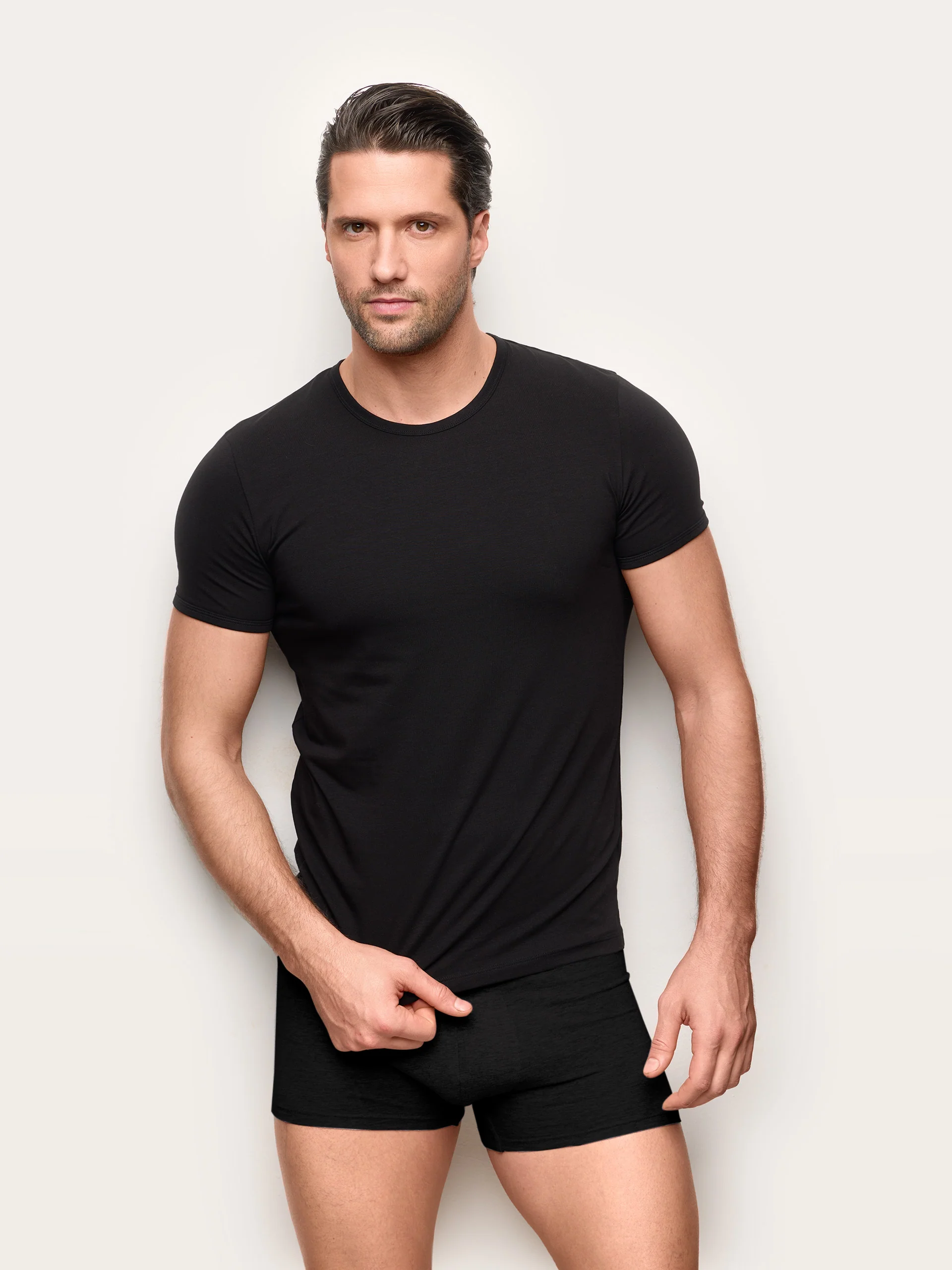 Maglia girocollo jersey di cotone - New Simply - Image 16