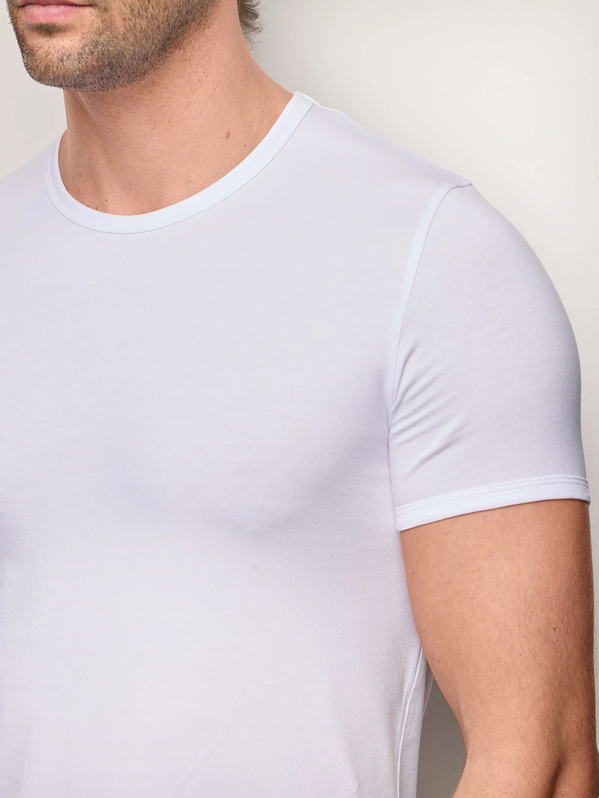 Maglia girocollo jersey di cotone - New Simply - Image 3