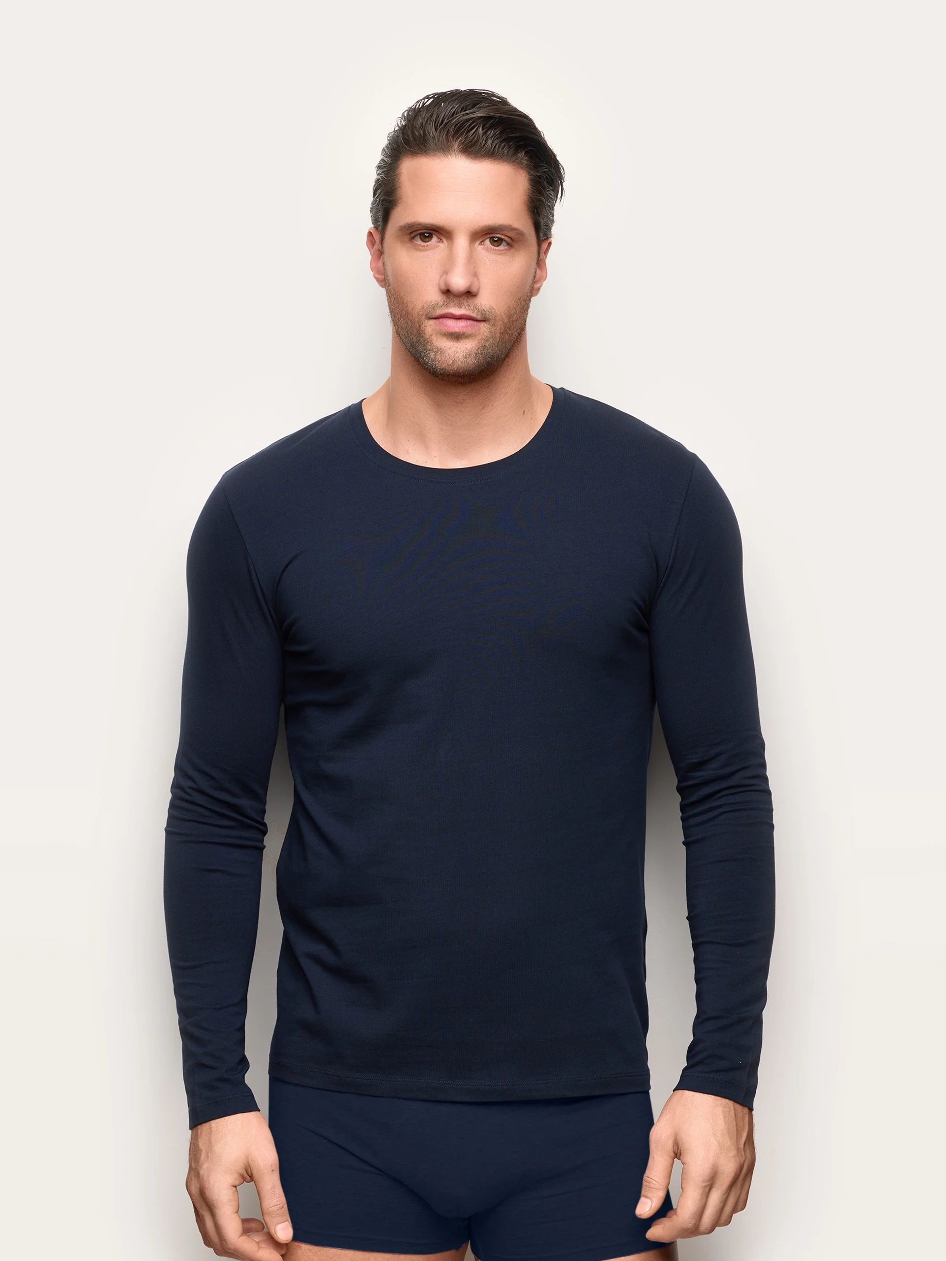 Maglia girocollo manica lunga jersey di cotone - New Simply - Image 7