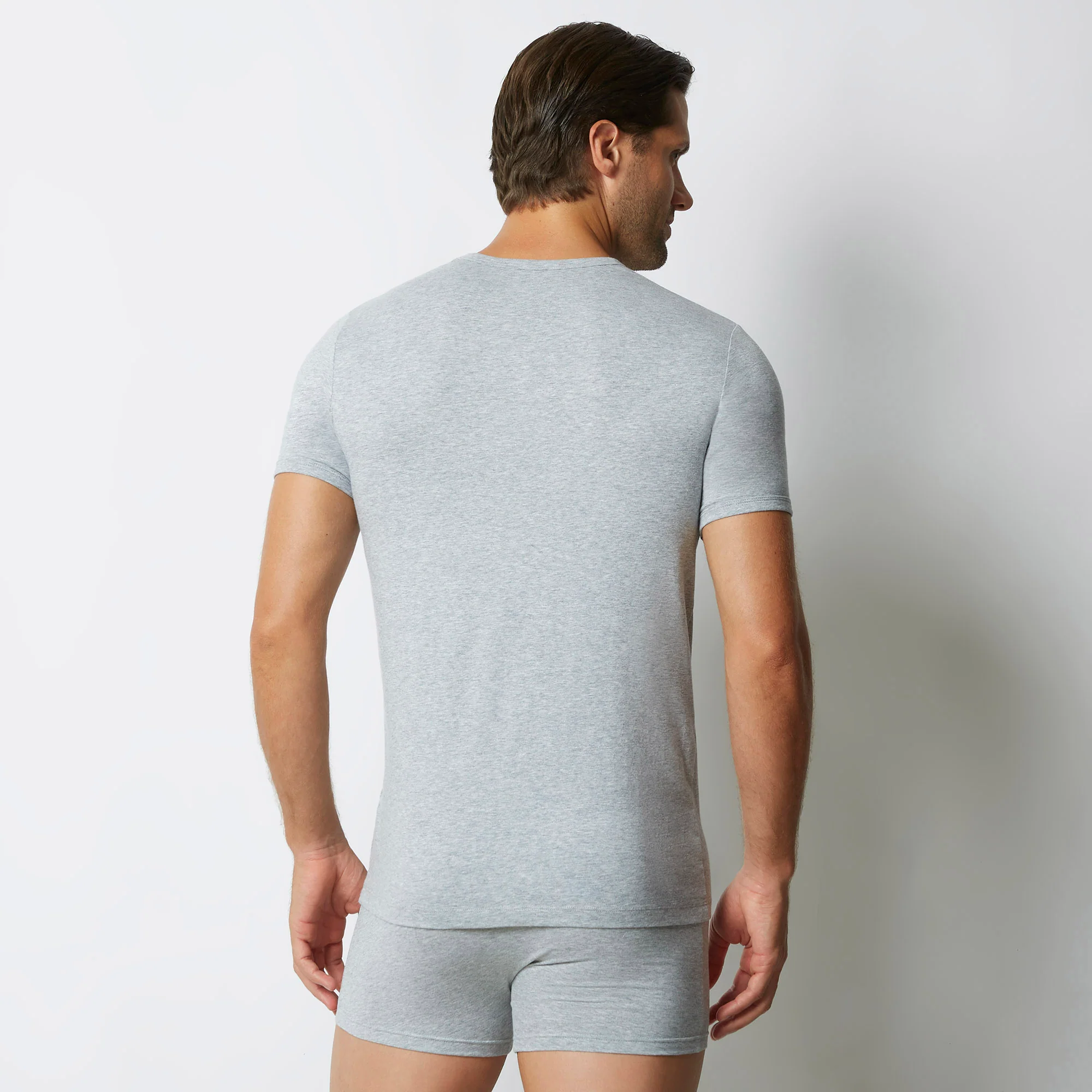 Maglia girocollo uomo in cotone New Simply - Image 10
