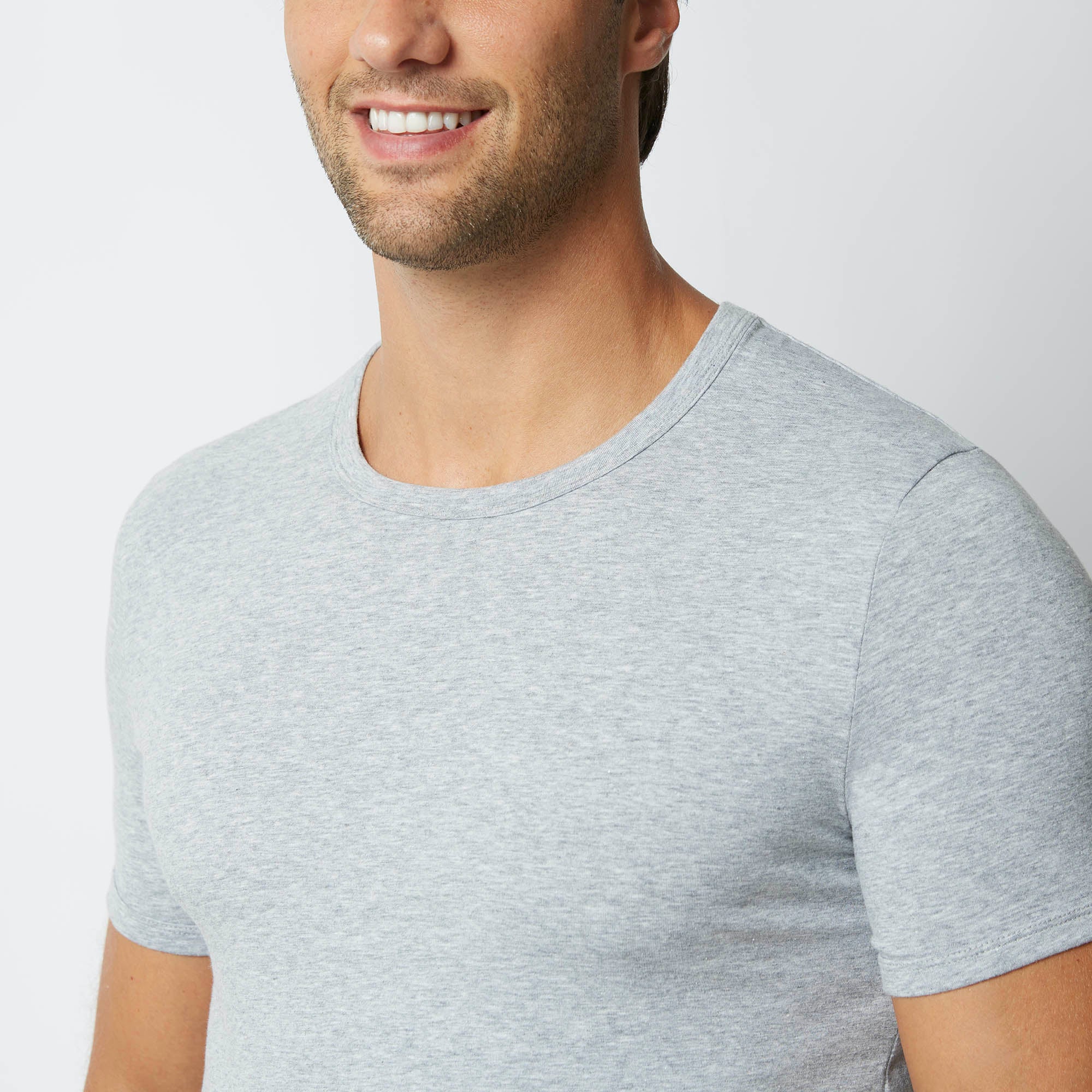 Maglia girocollo uomo in cotone New Simply - Image 11