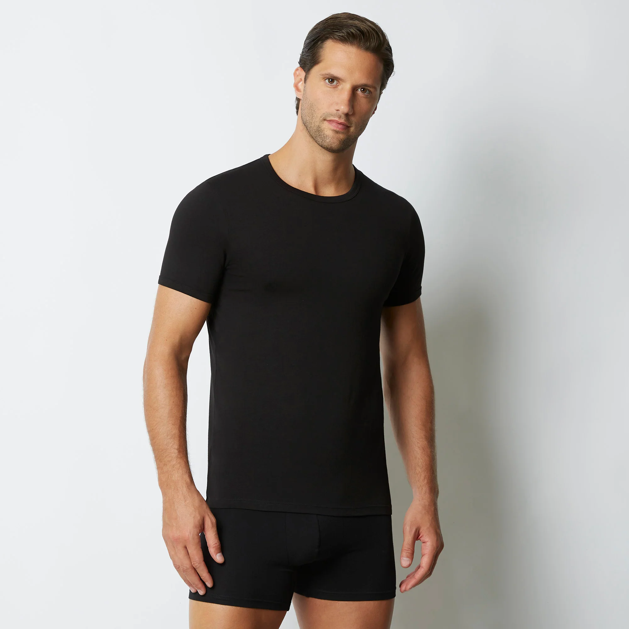 Maglia girocollo uomo in cotone New Simply - Image 13