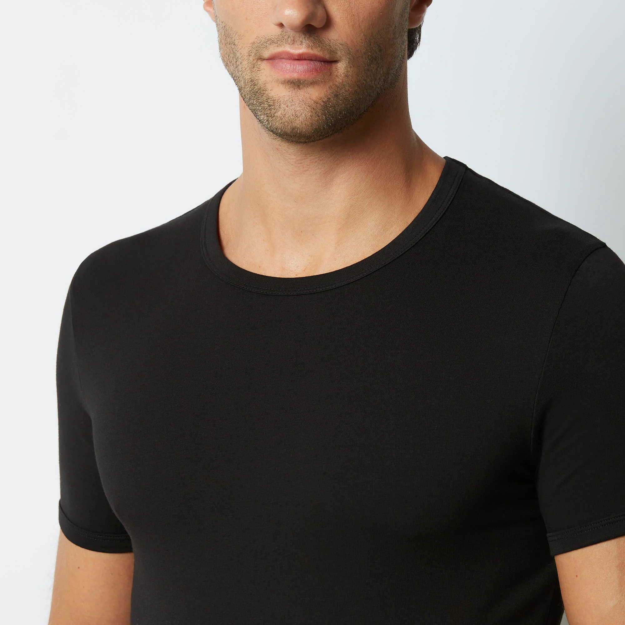 Maglia girocollo uomo in cotone New Simply - Image 15
