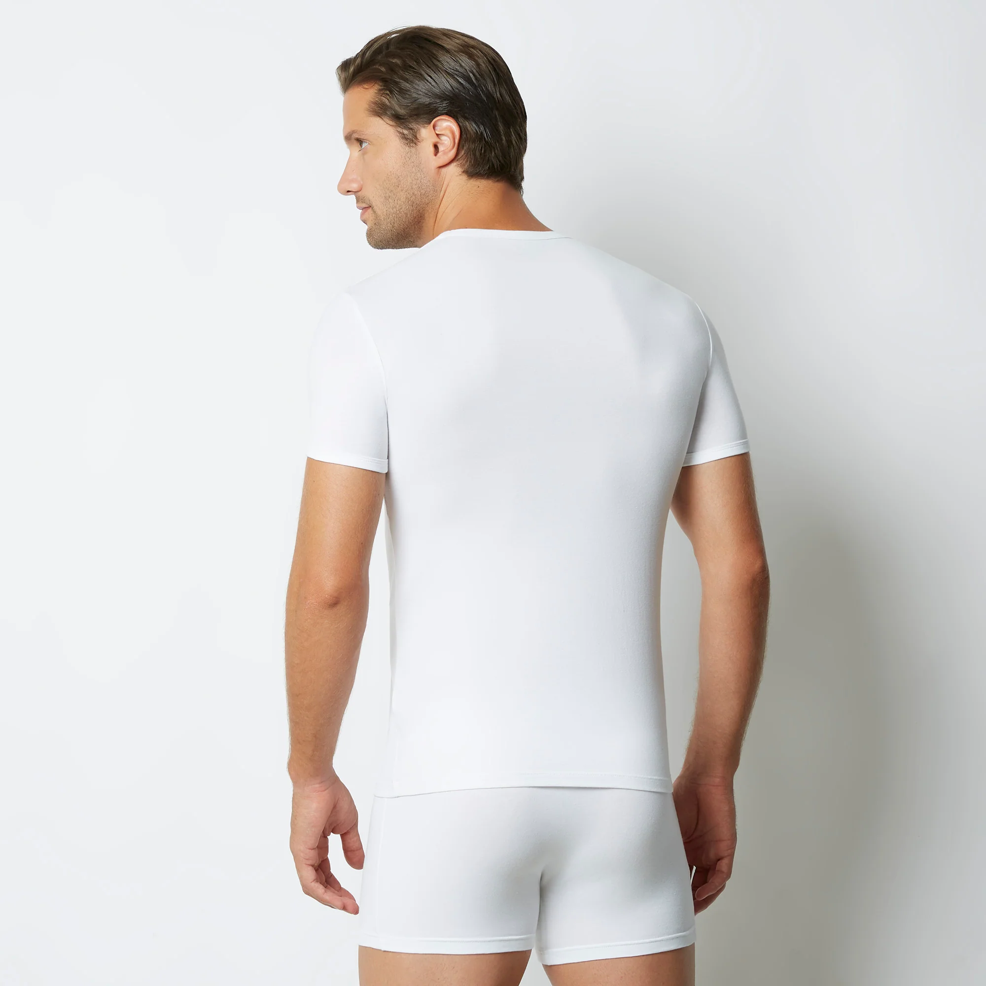 Maglia girocollo uomo in cotone New Simply - Image 2