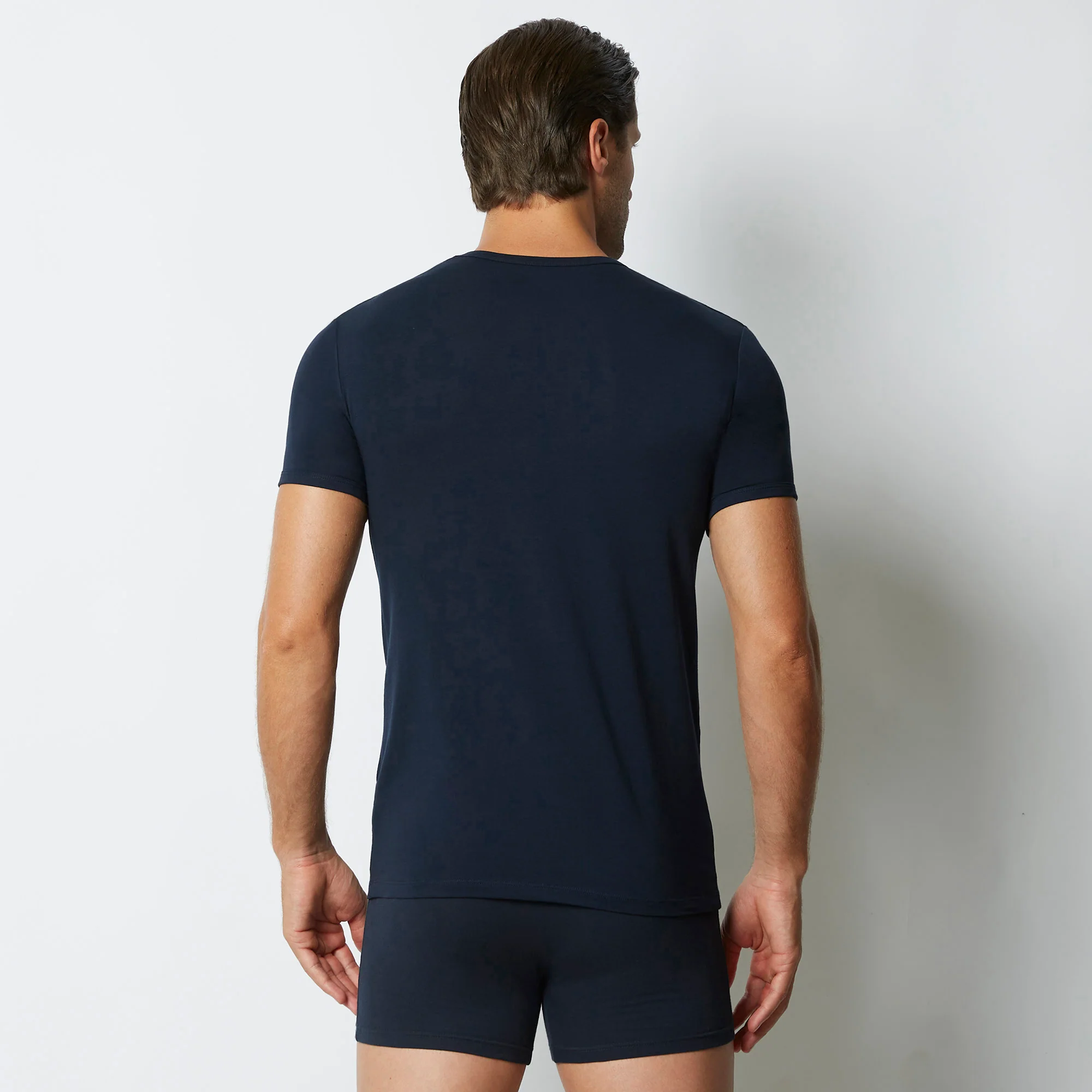 Maglia girocollo uomo in cotone New Simply - Image 6