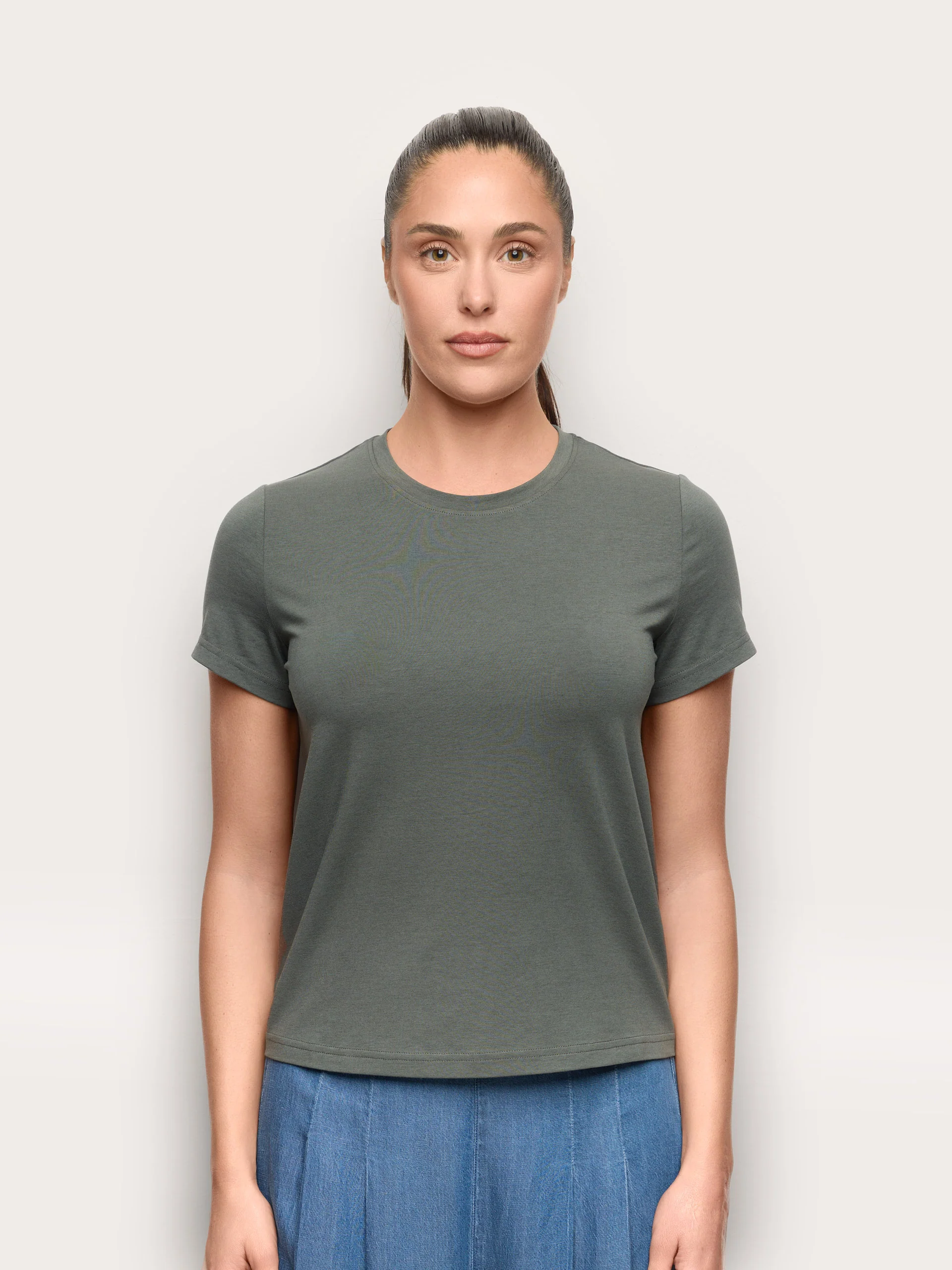 Maglia manica corta con TENCEL™ Modal, Cotone e Seta - Image 10