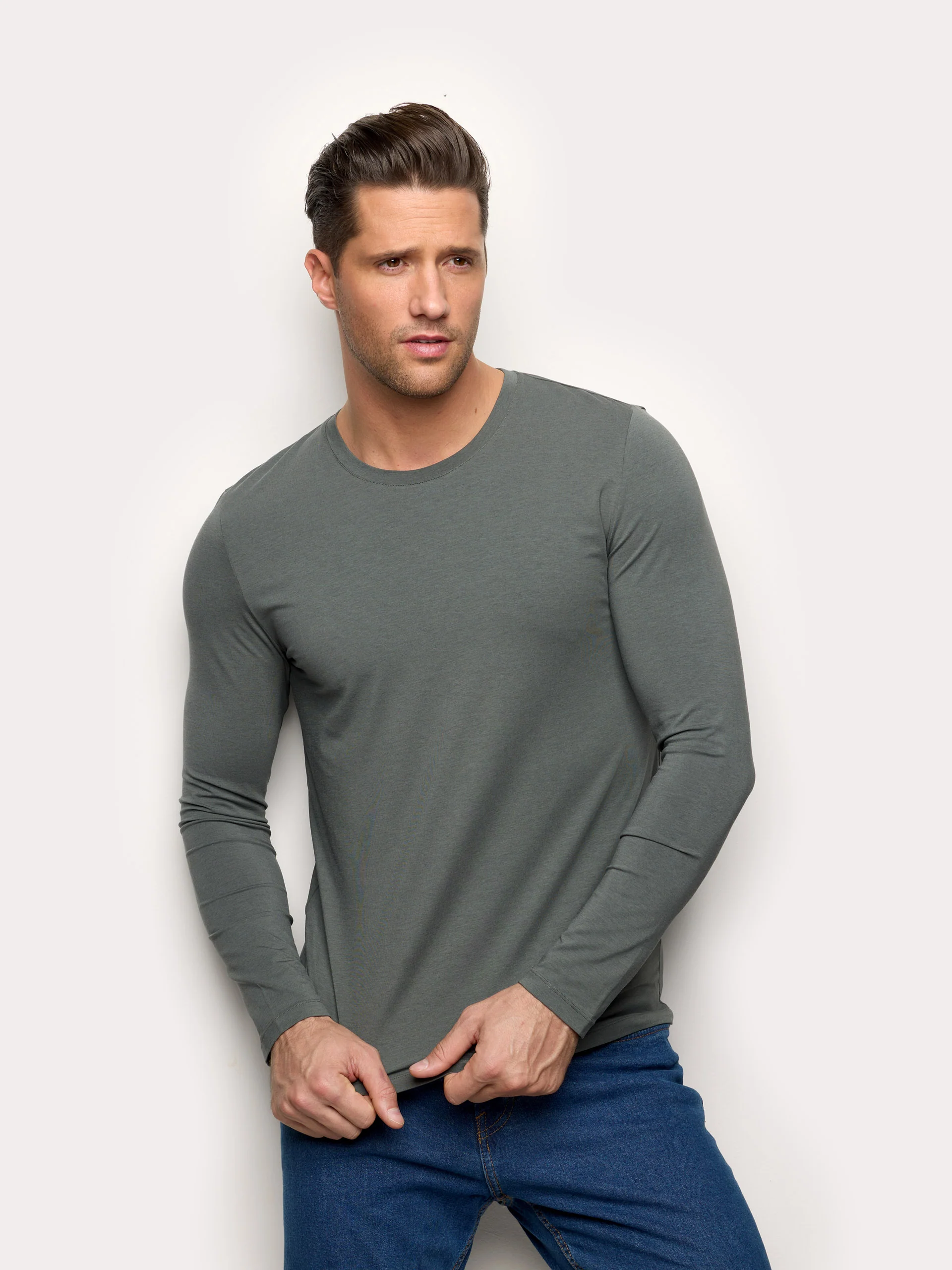 Maglia manica lunga con TENCEL™ Modal, Cotone e Seta - Image 16