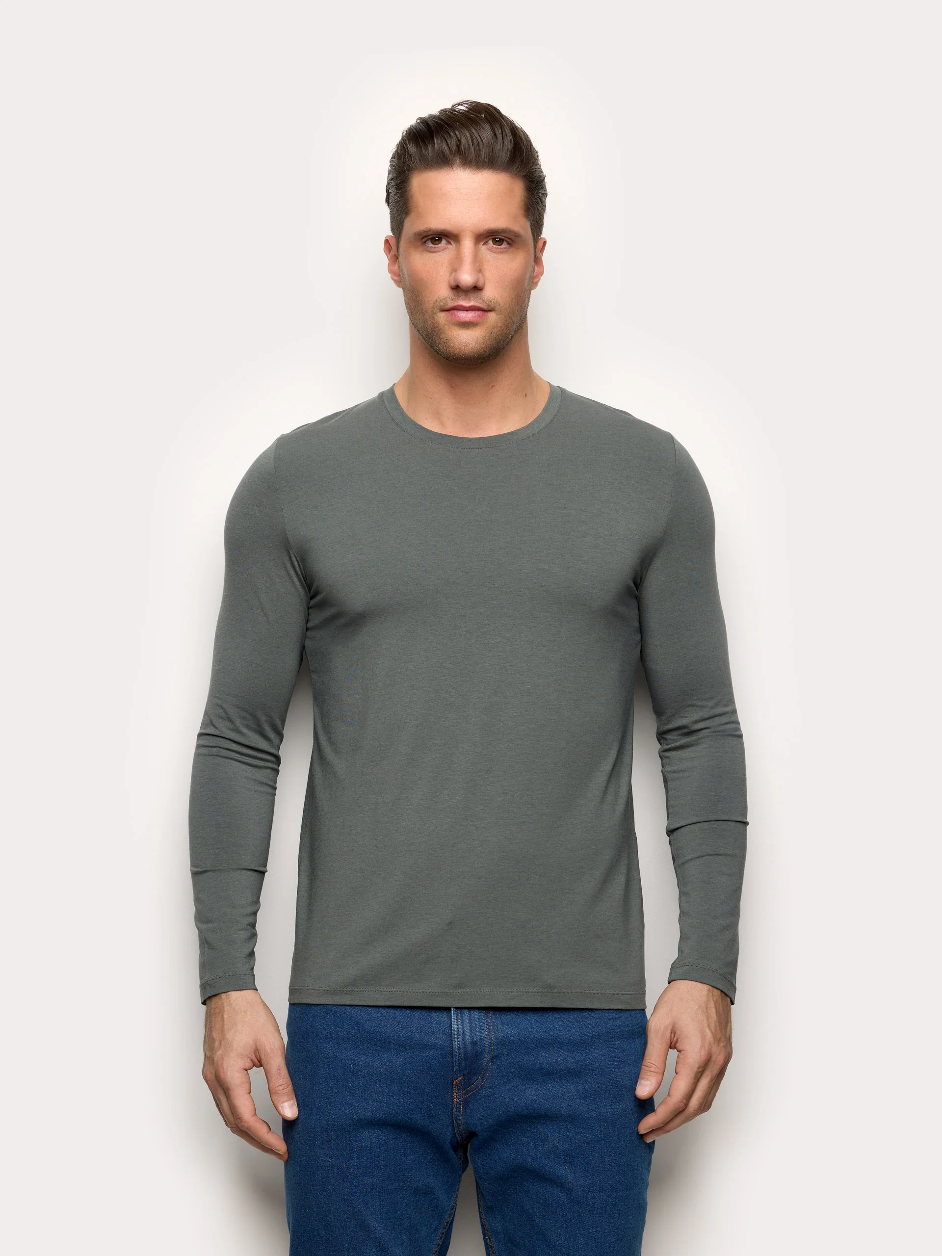 Maglia manica lunga con TENCEL™ Modal, Cotone e Seta - Image 17