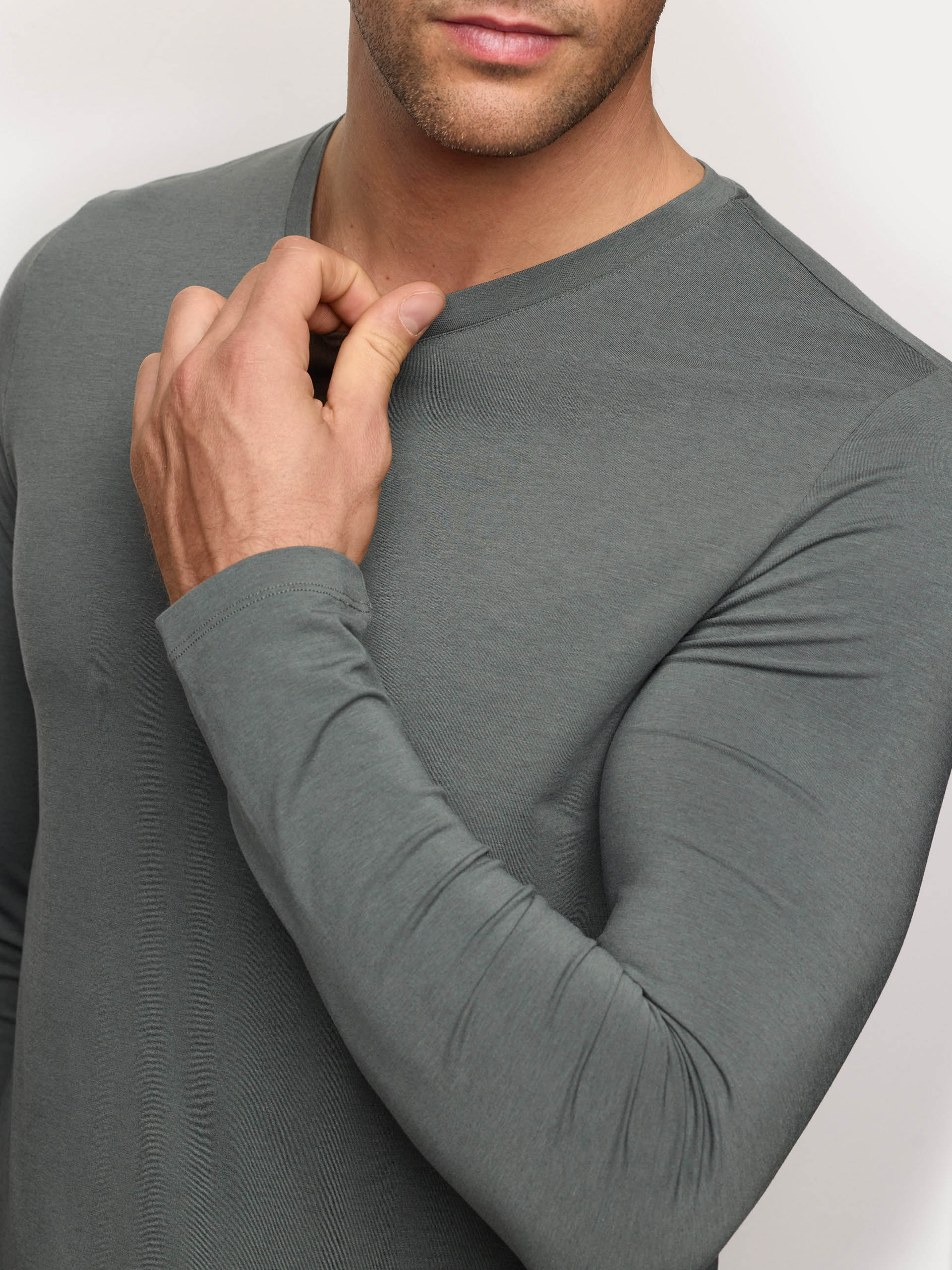 Maglia manica lunga con TENCEL™ Modal, Cotone e Seta - Image 18
