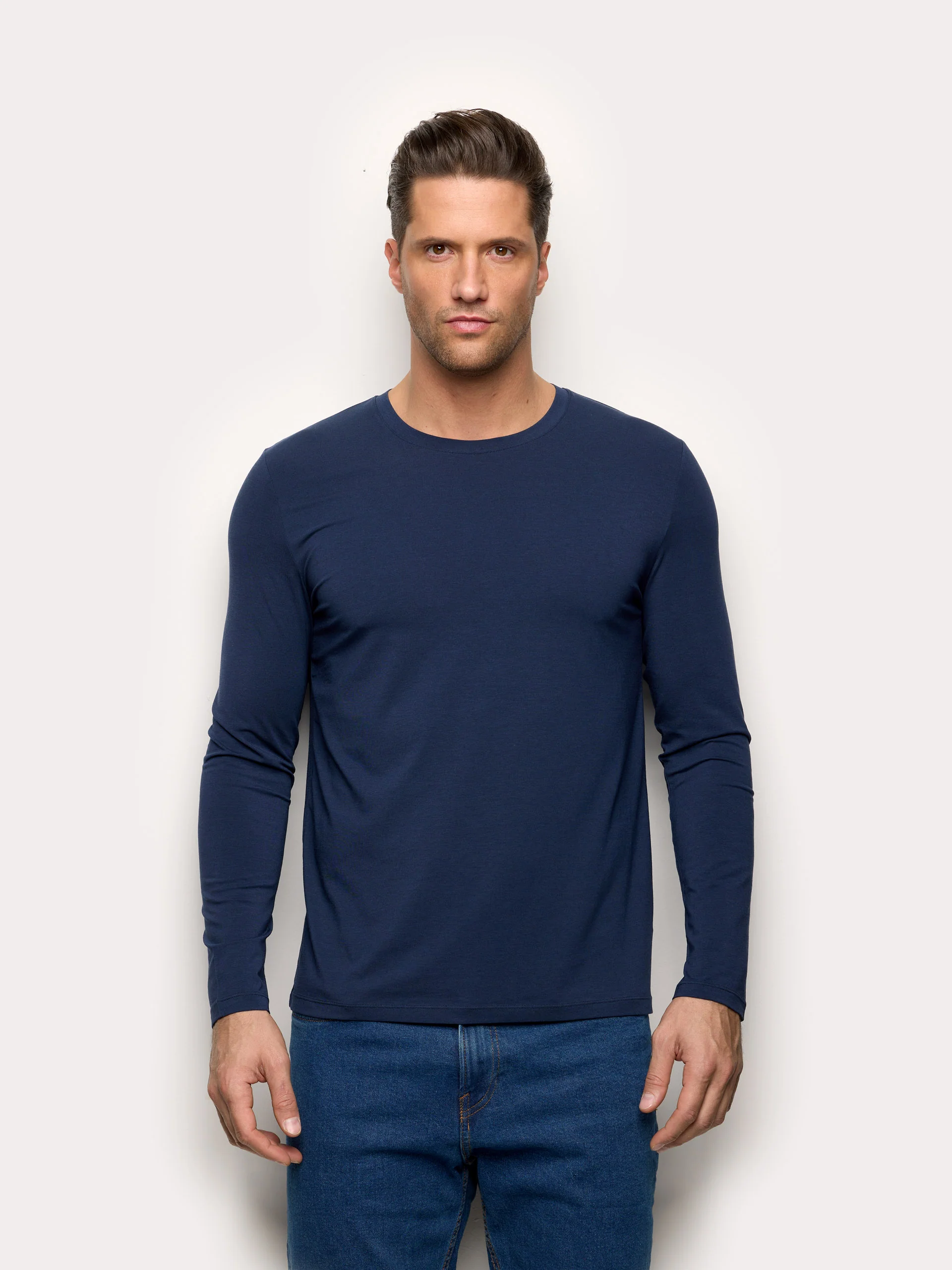 Maglia manica lunga con TENCEL™ Modal, Cotone e Seta - Image 2