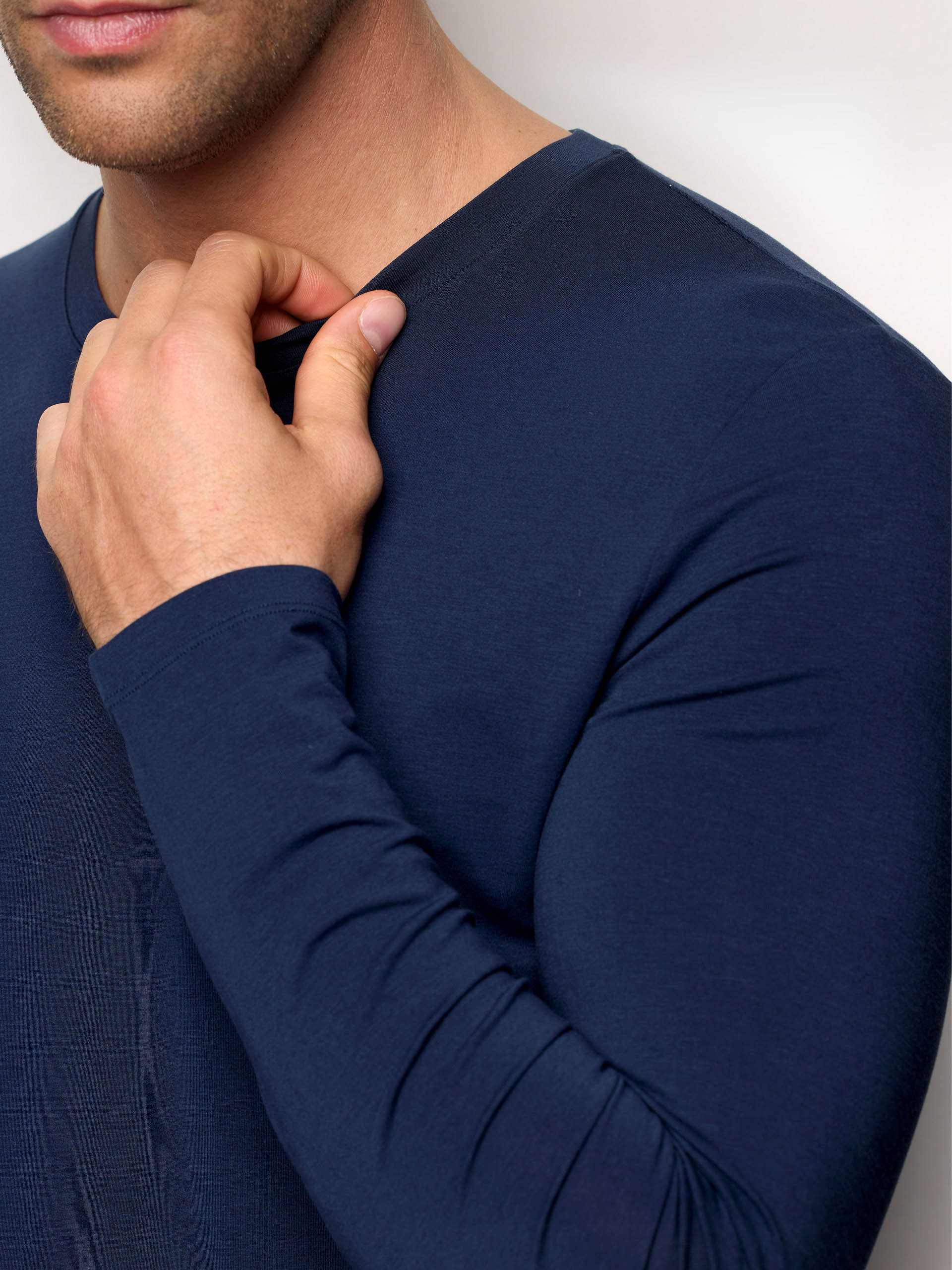 Maglia manica lunga con TENCEL™ Modal, Cotone e Seta - Image 3