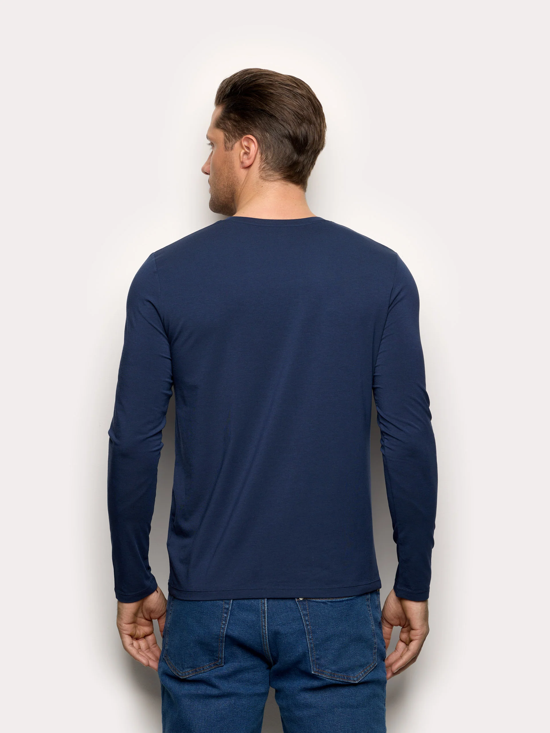 Maglia manica lunga con TENCEL™ Modal, Cotone e Seta - Image 4