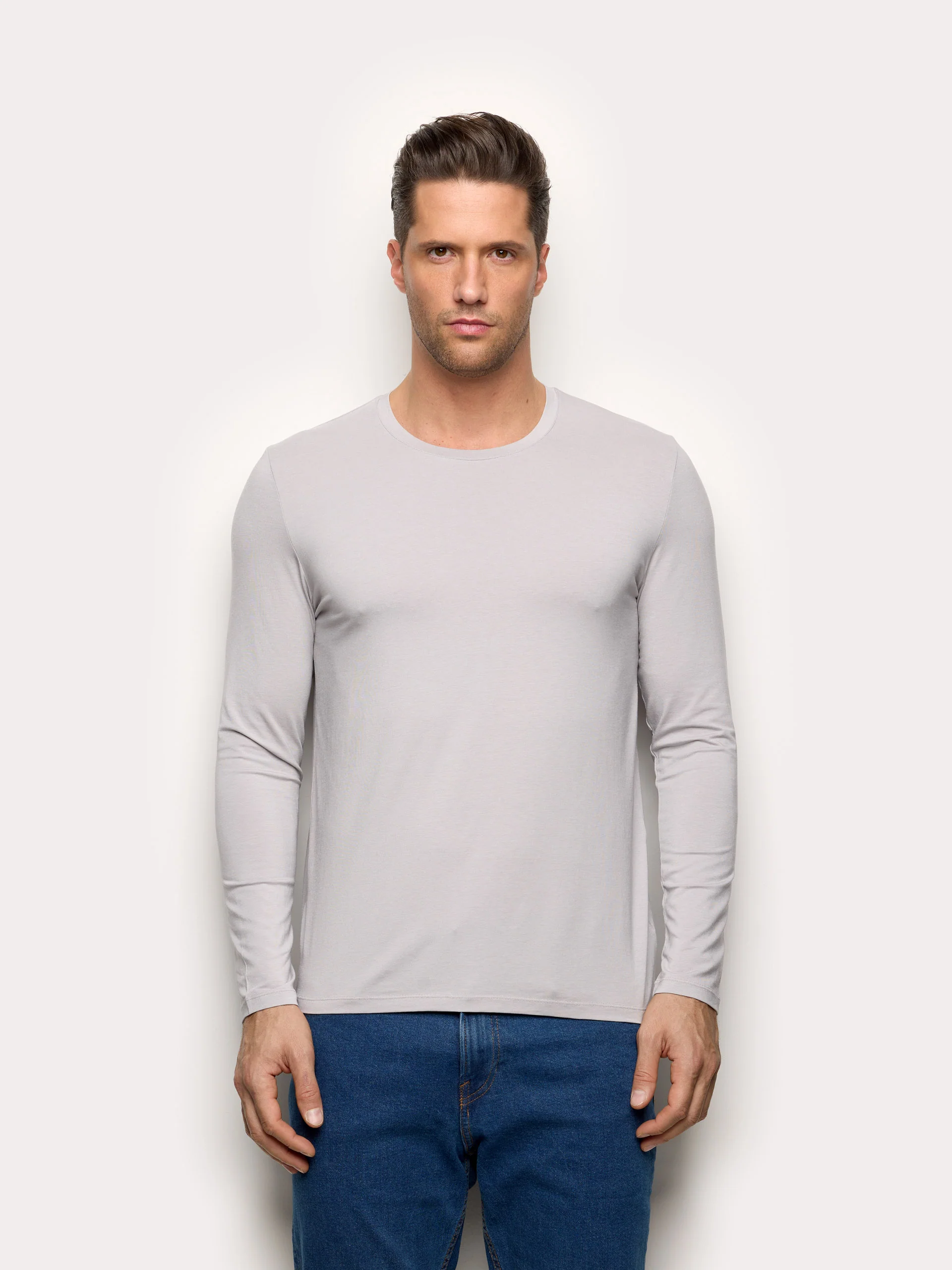 Maglia manica lunga con TENCEL™ Modal, Cotone e Seta - Image 7