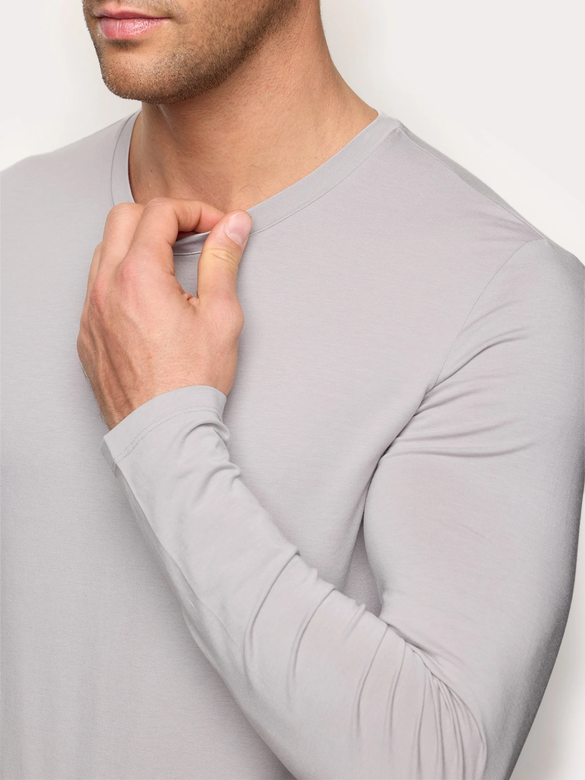 Maglia manica lunga con TENCEL™ Modal, Cotone e Seta - Image 8