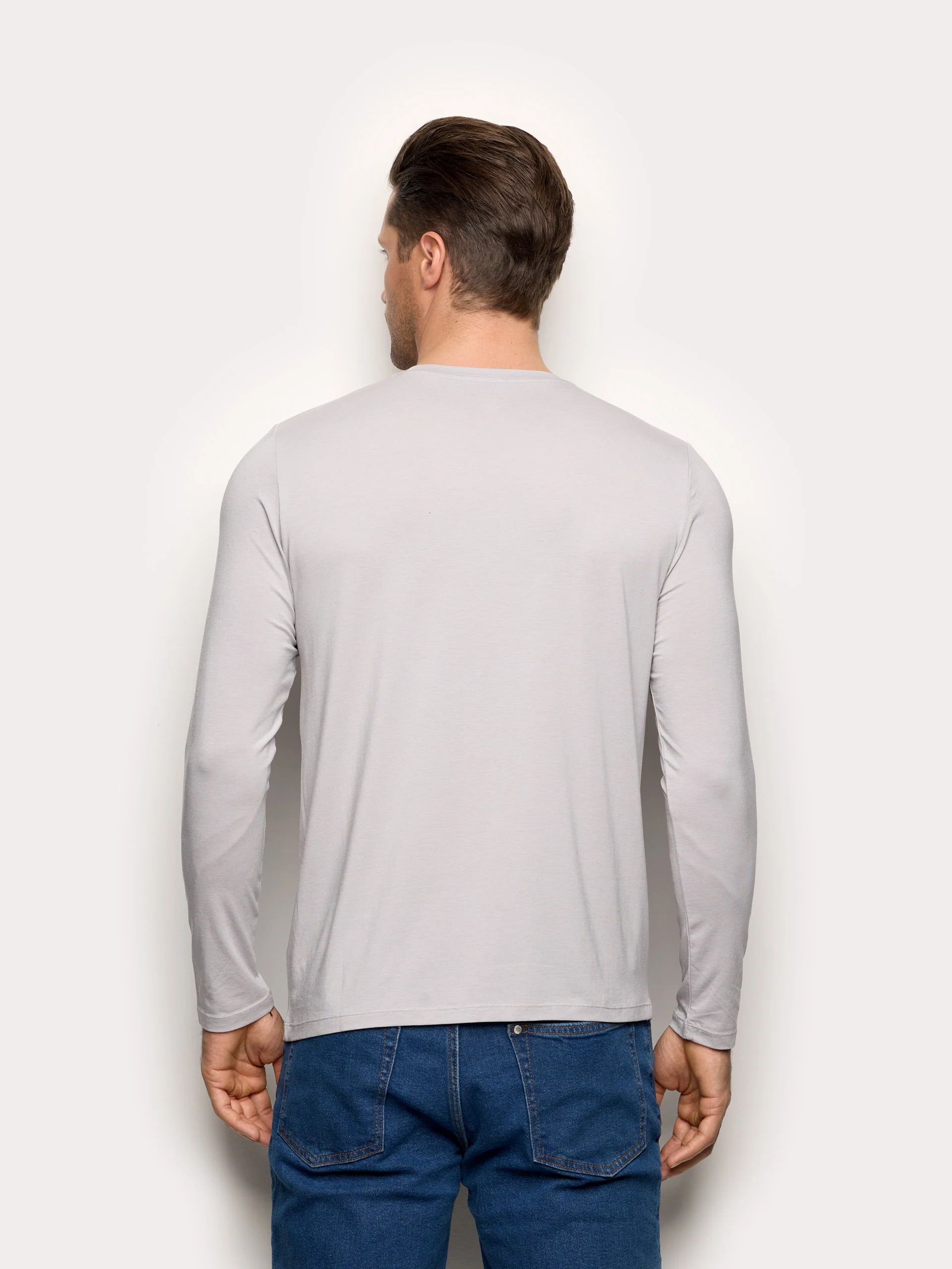 Maglia manica lunga con TENCEL™ Modal, Cotone e Seta - Image 9