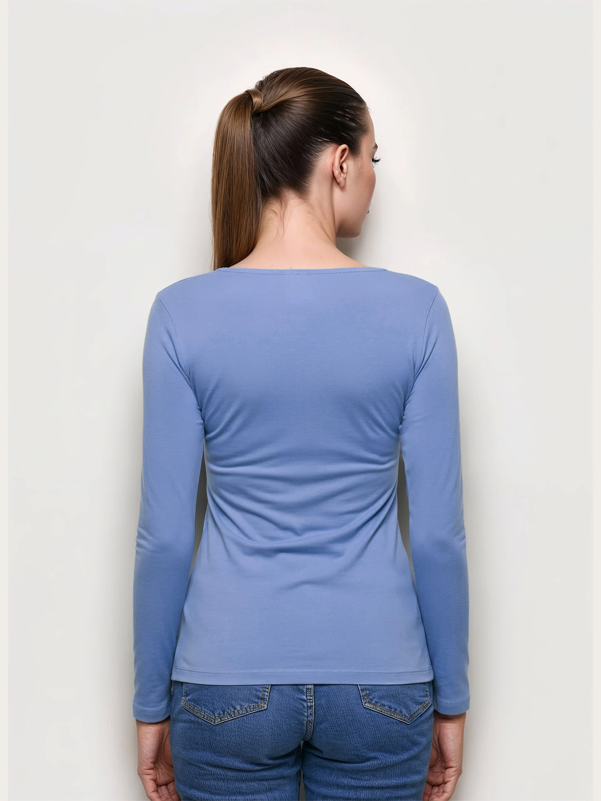 Maglia manica lunga con TENCEL™ Modal e Seta - Image 2