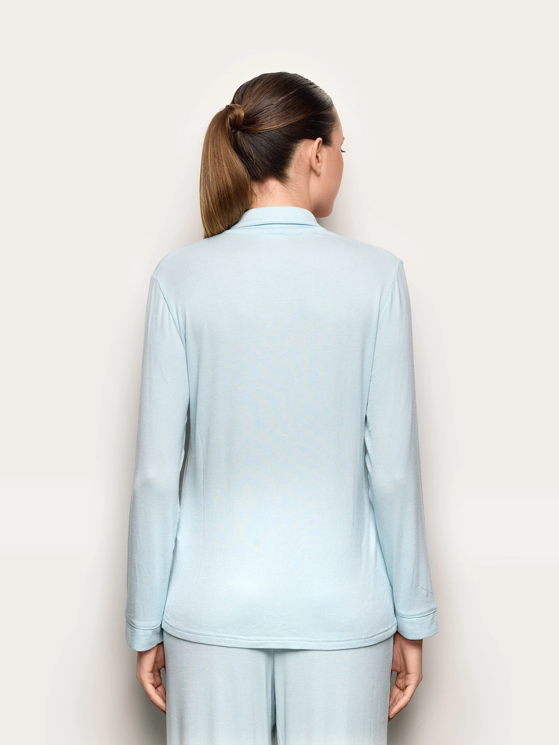 Maglia manica lunga con TENCEL™ Modal Rib - Image 3