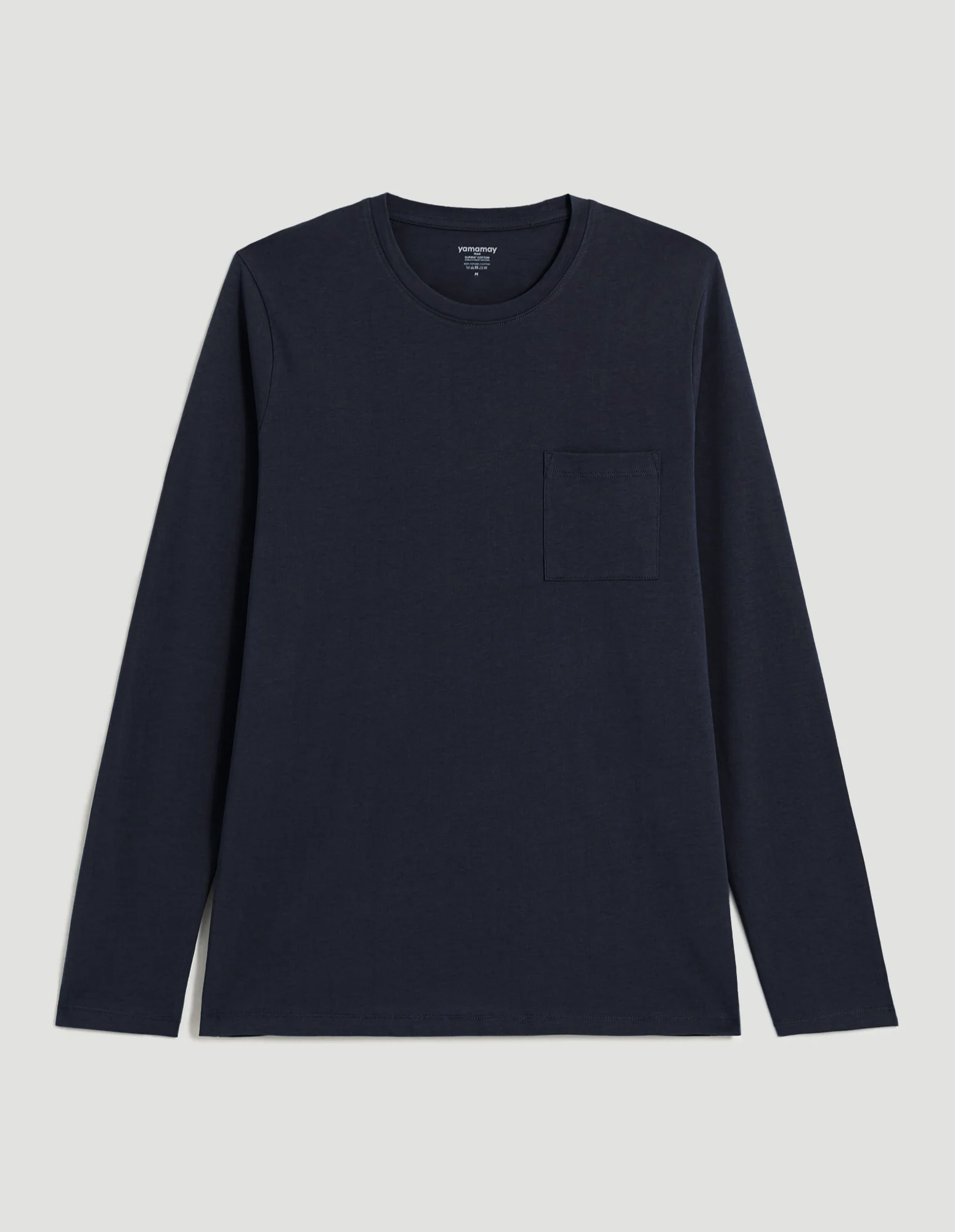 Maglia manica lunga gircollo in cotone Superior Cotton - Image 12