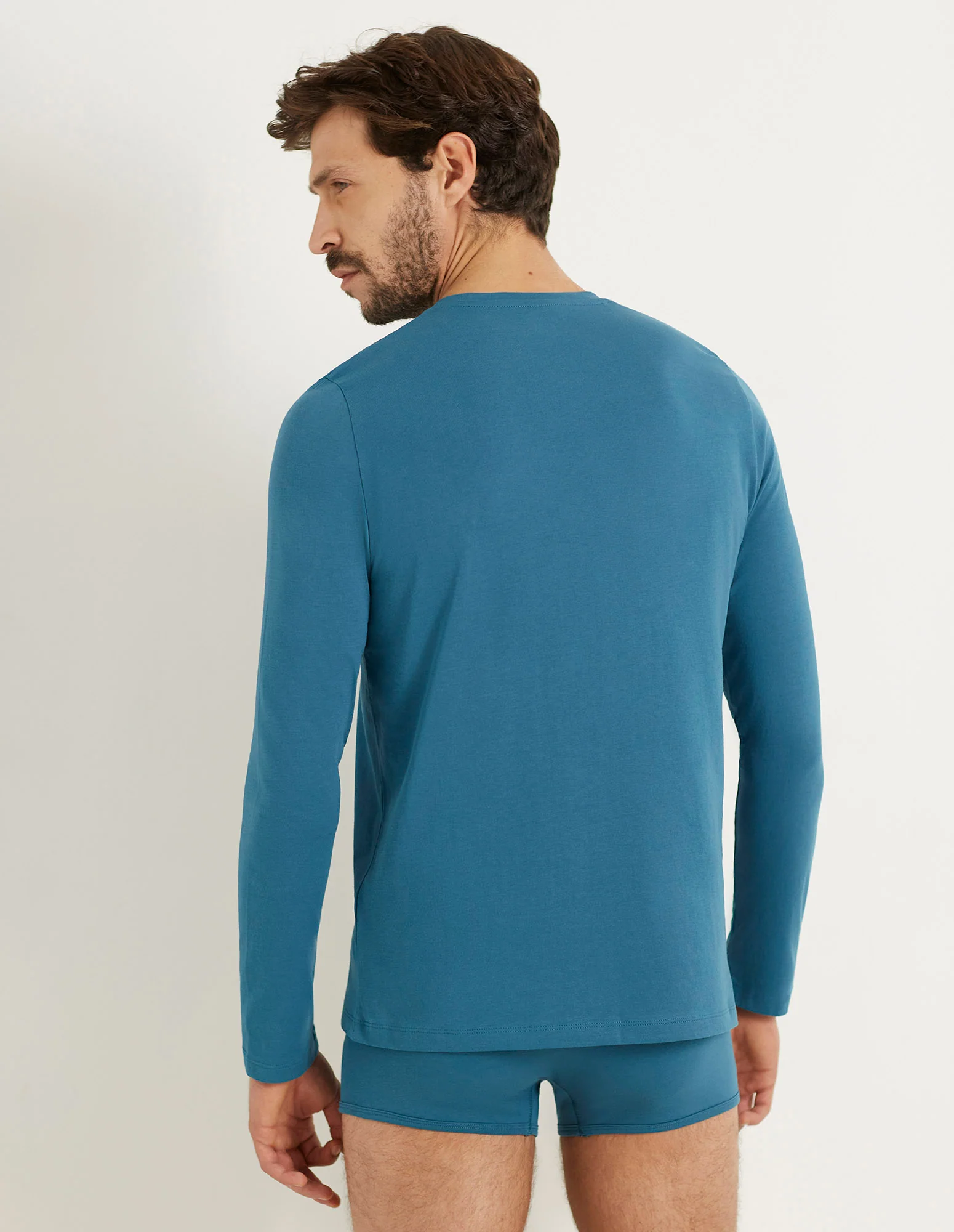 Maglia manica lunga gircollo in cotone Superior Cotton - Image 15