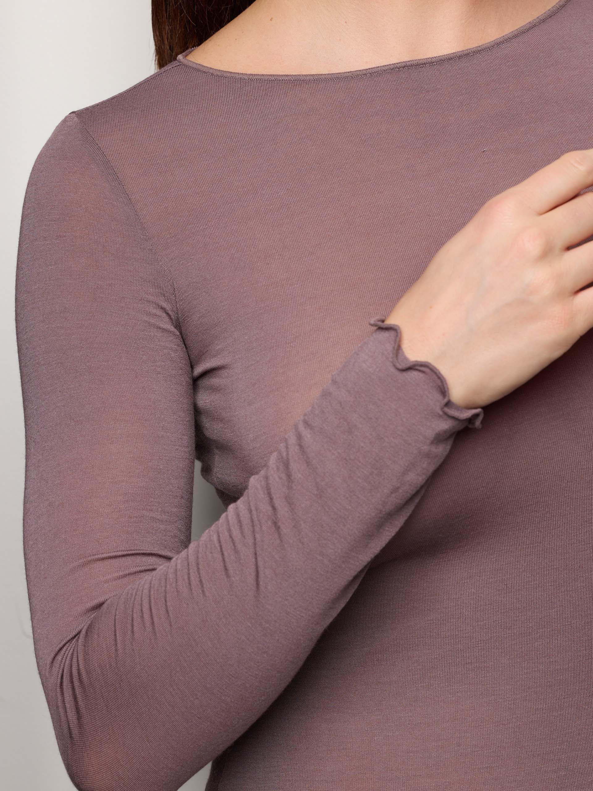 Maglia manica lunga in TENCEL™ Modal con Cashmere - Image 28