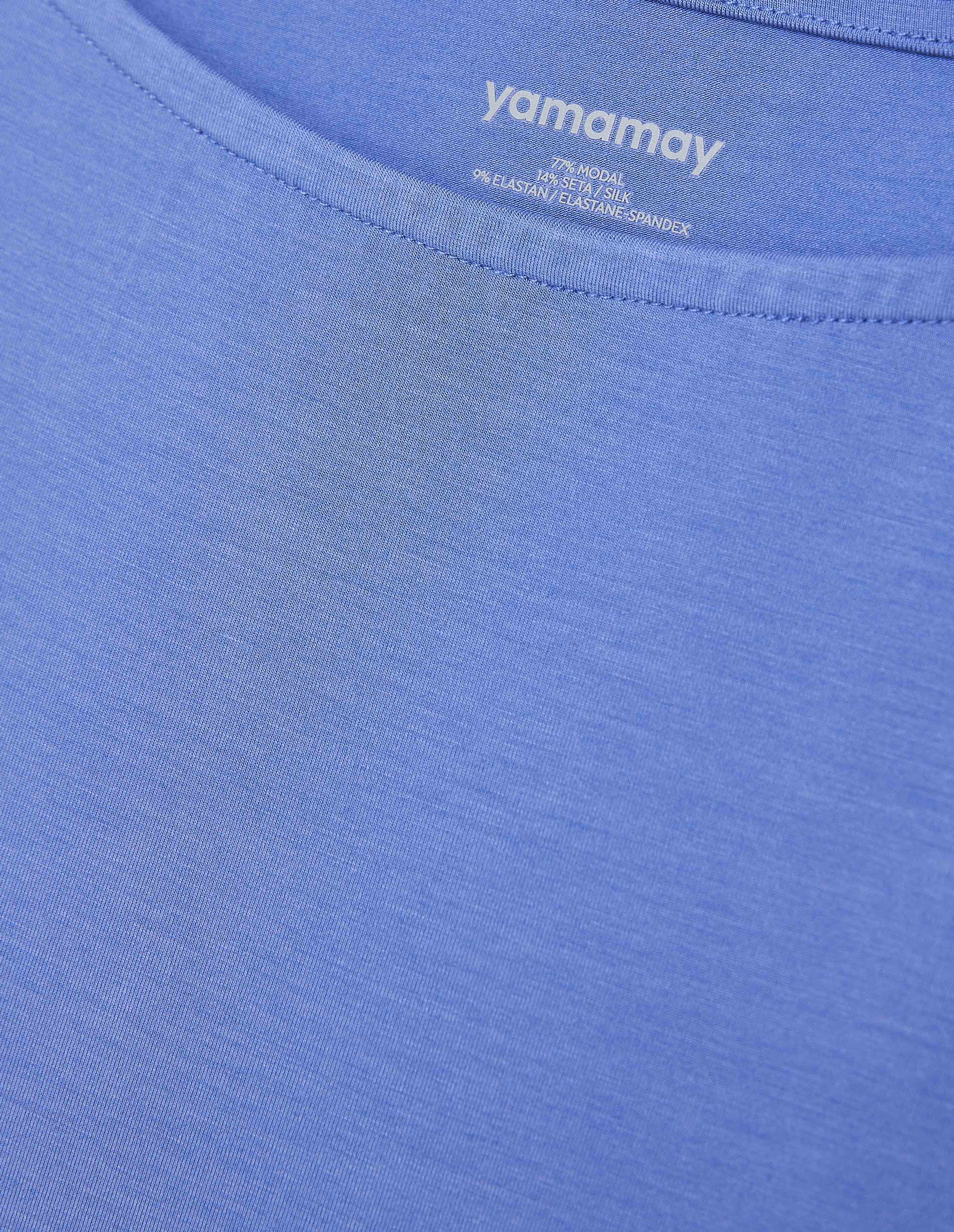 Maglia scollo a barchetta Basic in TENCEL™ Modal e Seta - Image 10