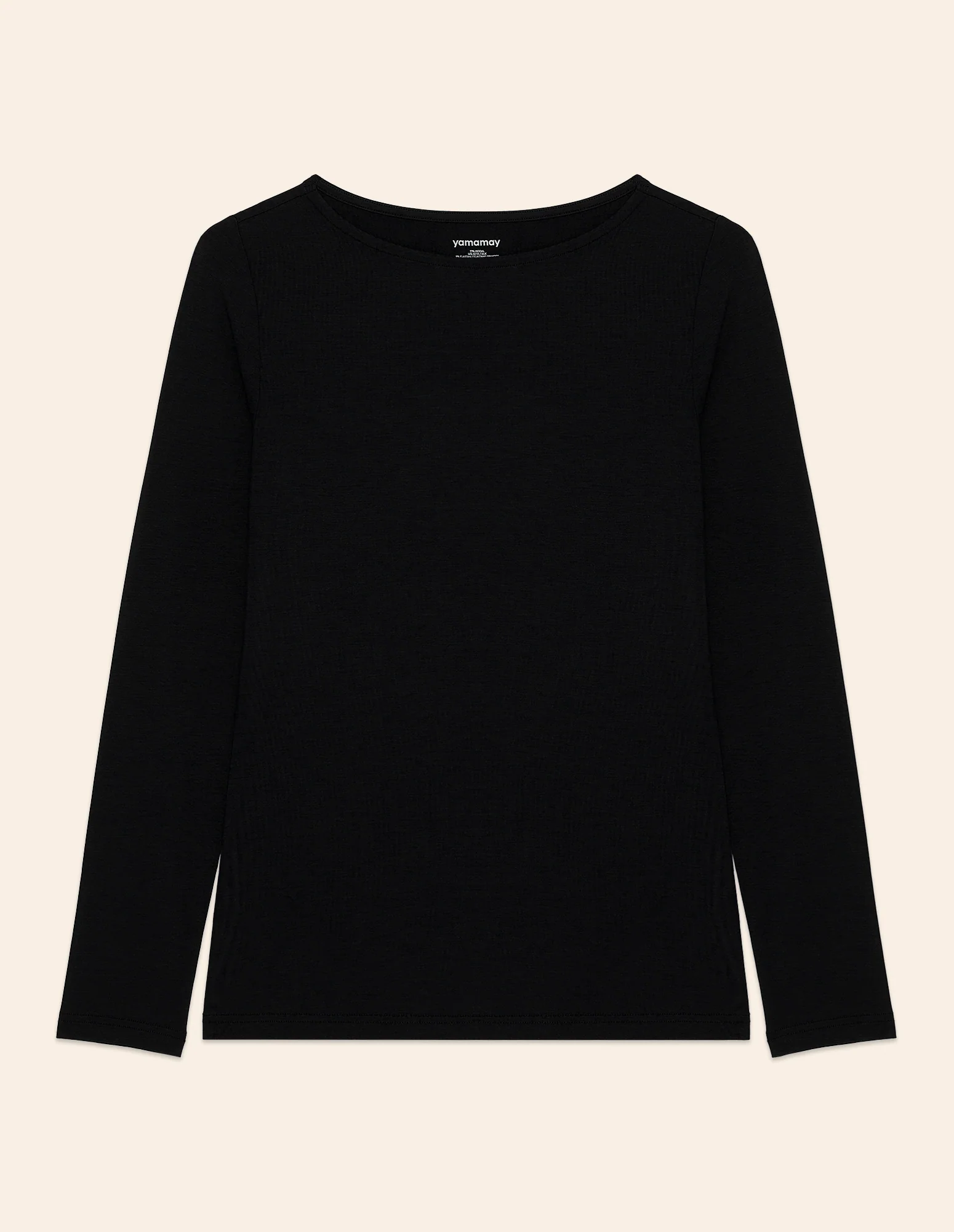 Maglia scollo a barchetta Basic in TENCEL™ Modal e Seta - Image 14