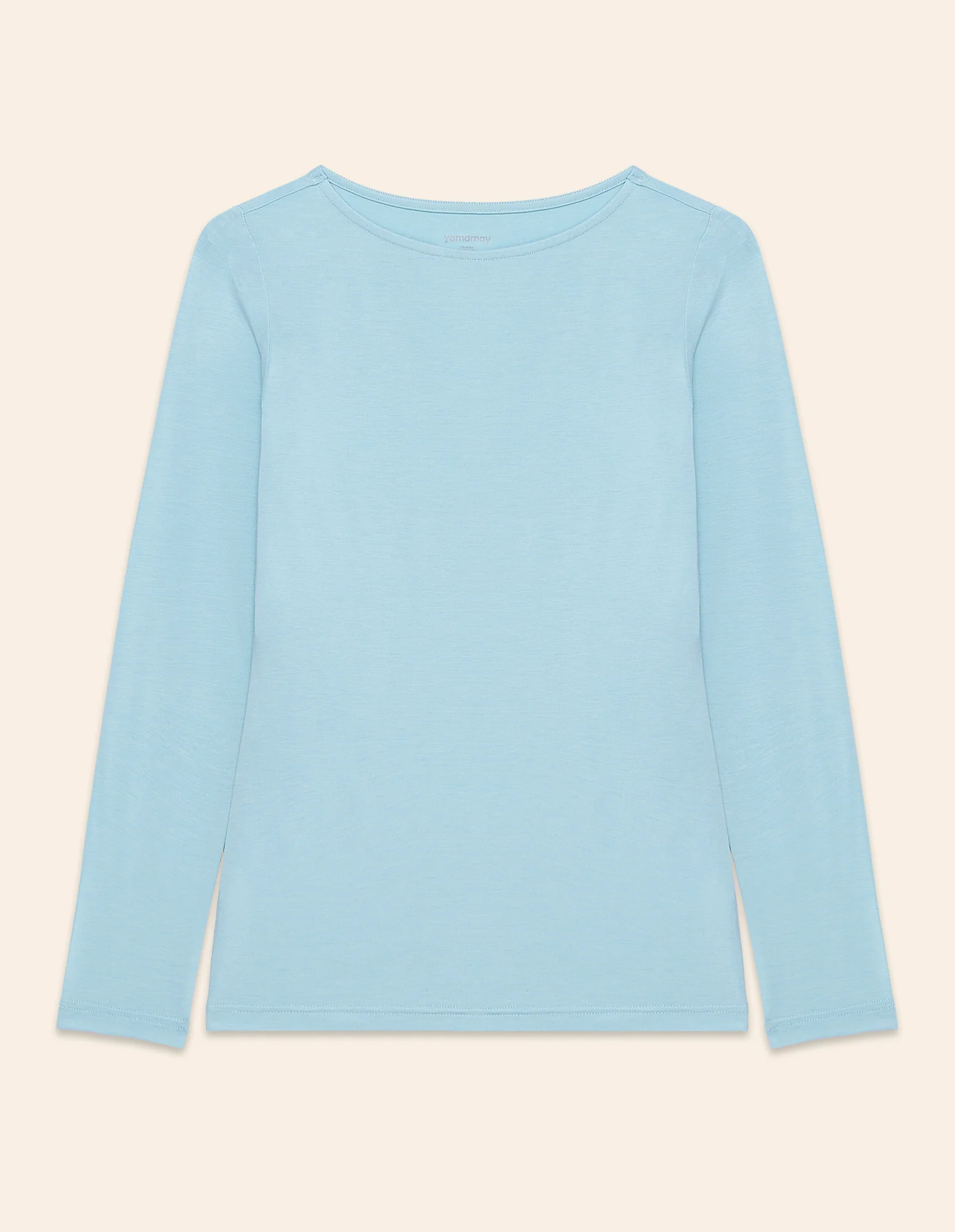 Maglia scollo a barchetta Basic in TENCEL™ Modal e Seta - Image 24