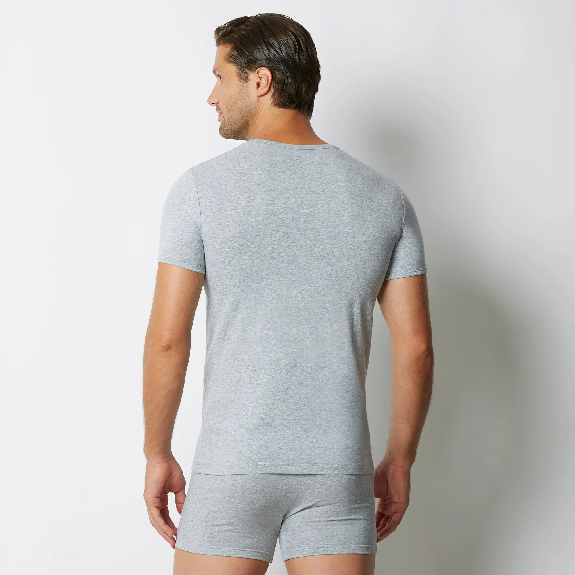 Maglia scollo V uomo in cotone New Simply - Image 10