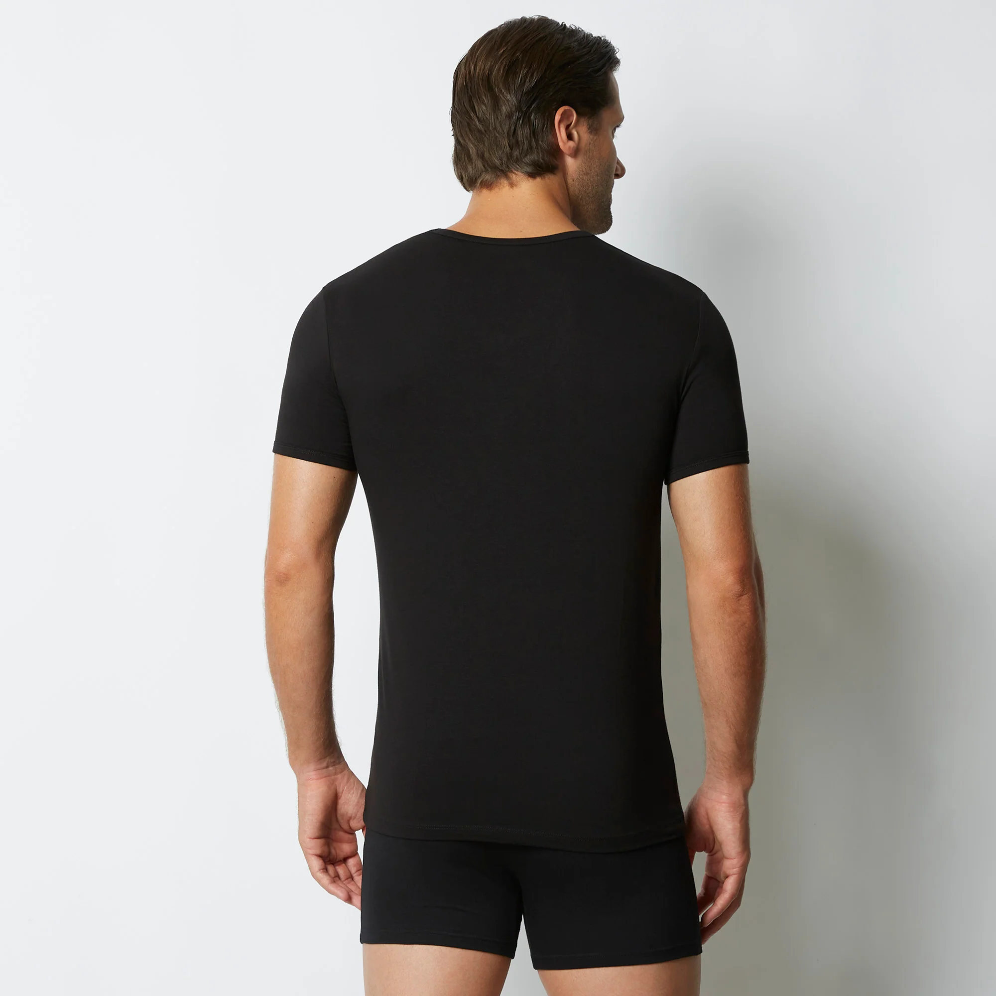 Maglia scollo V uomo in cotone New Simply - Image 14