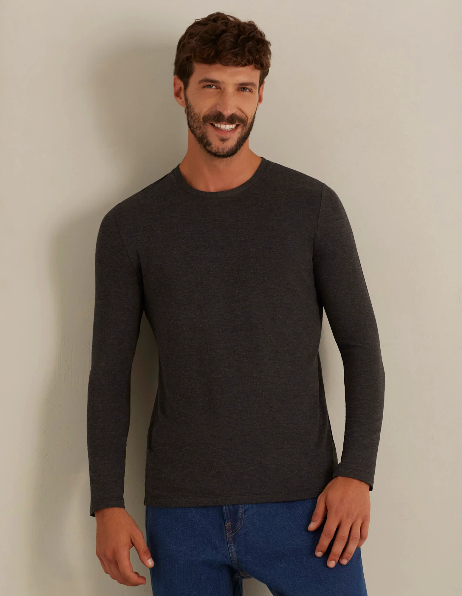 Maglia termica unisex a maniche lunghe Thermal con Cashmere - Image 21