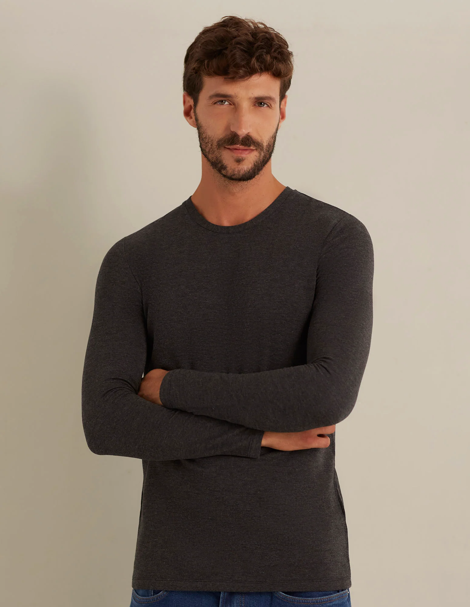 Maglia termica unisex a maniche lunghe Thermal con Cashmere - Image 8