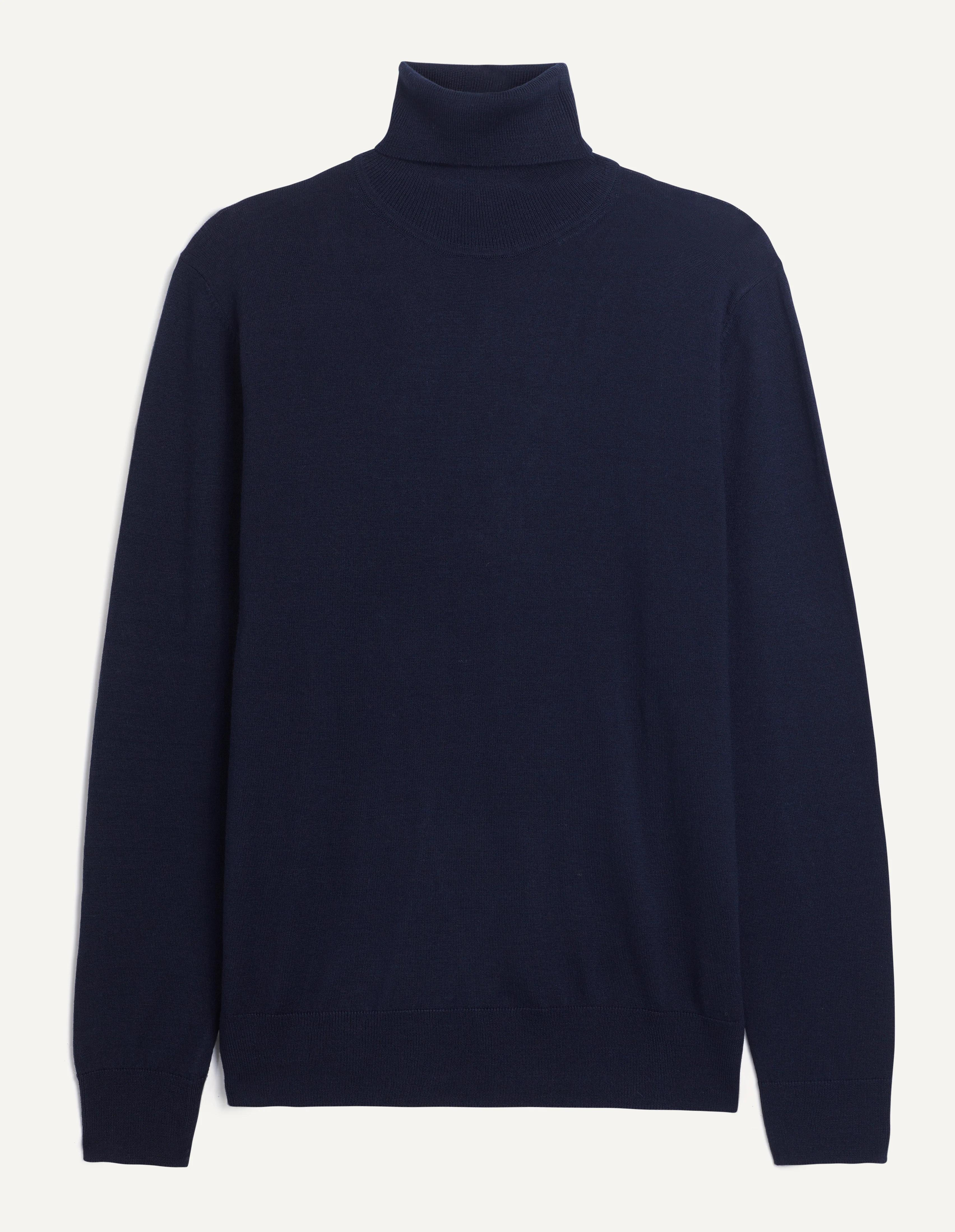 Maglione manica lunga a collo alto in maglia Wool Blend - Image 4