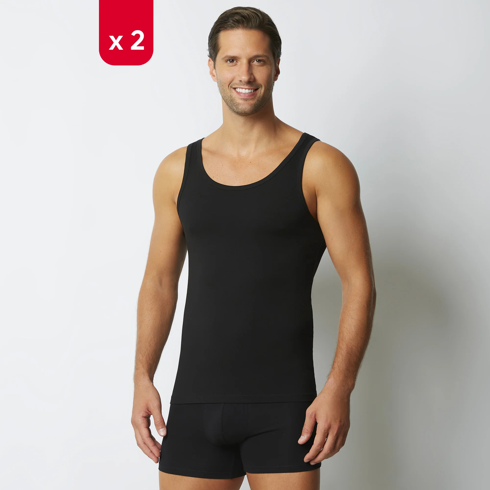 Multipack due canotte uomo in cotone New Simply - Image 11