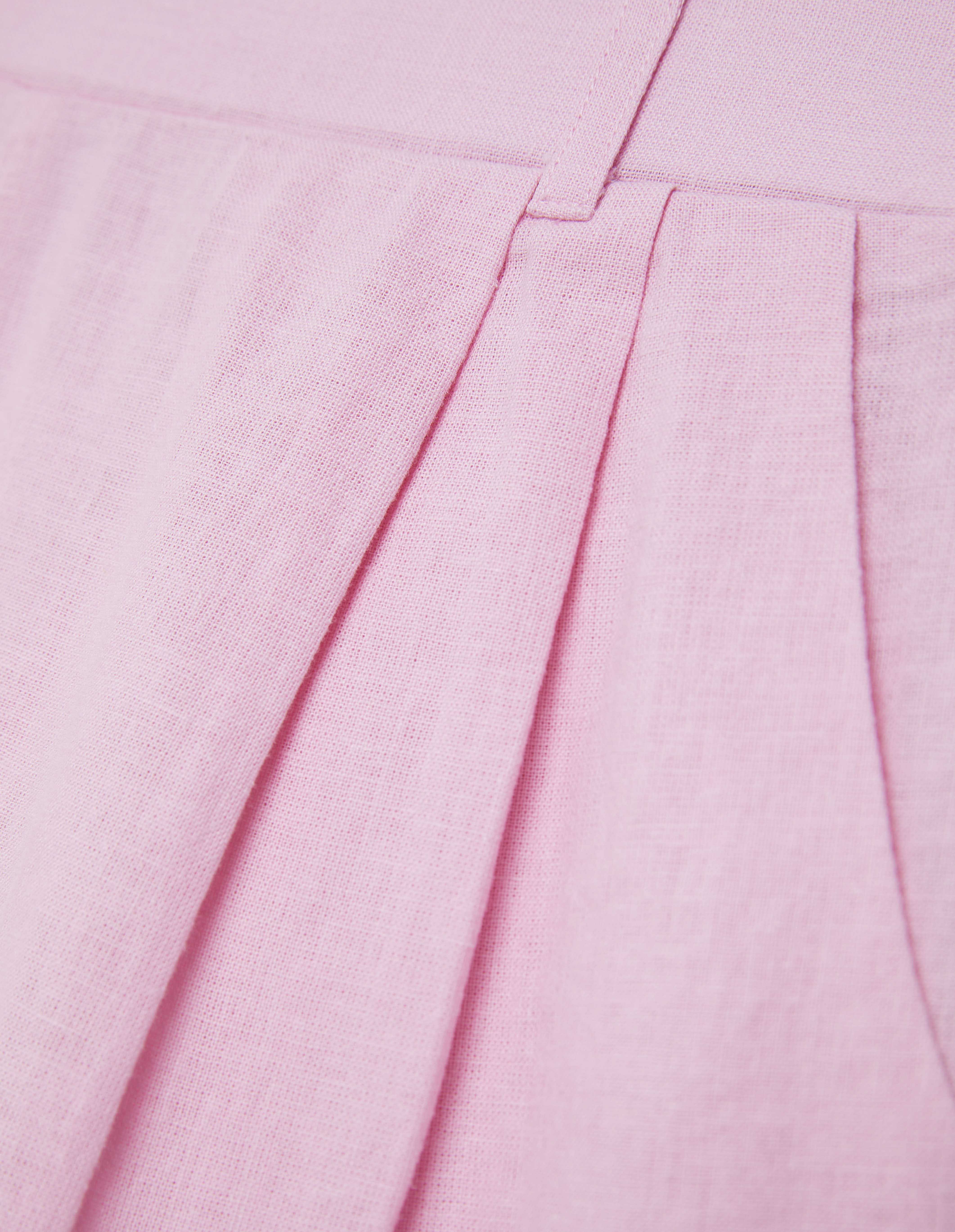 Pantalone corto con pince Cotton Linen - Image 13