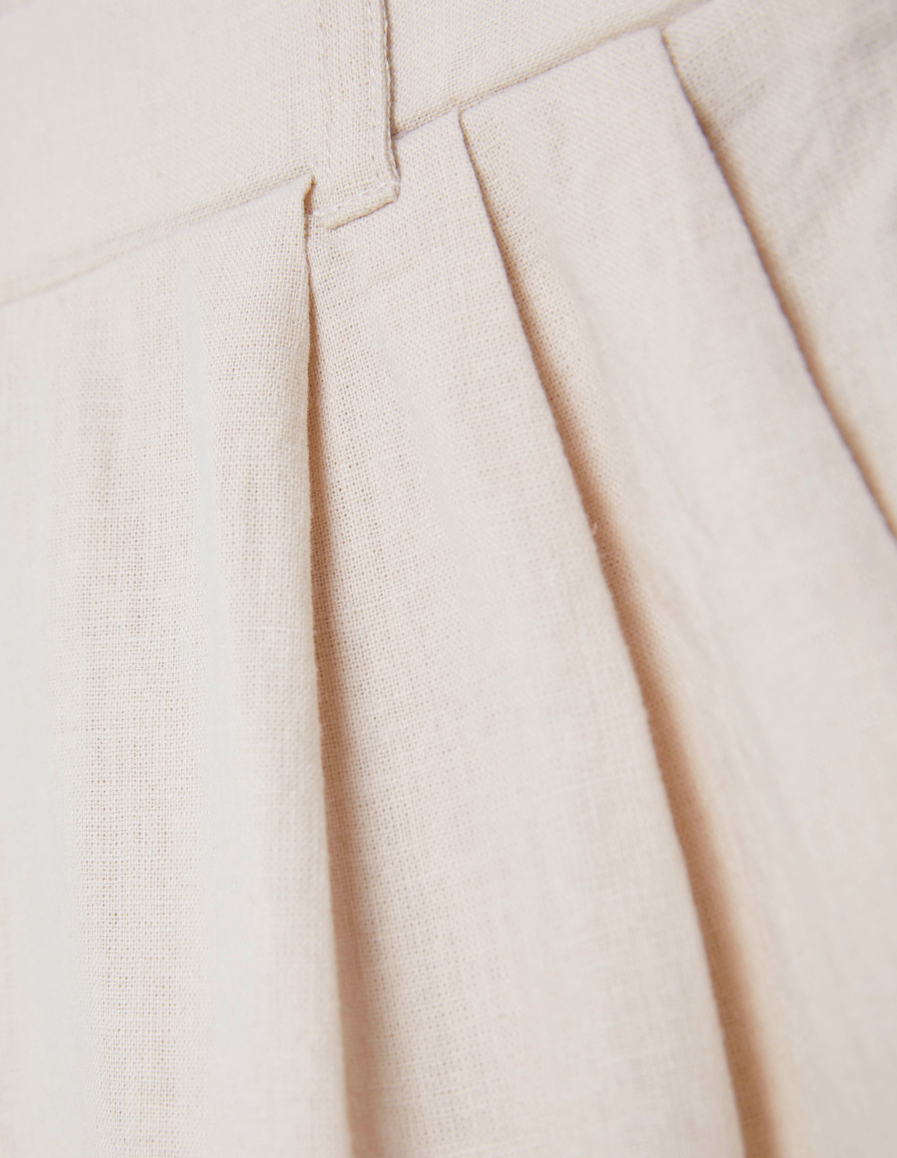 Pantalone corto con pince Cotton Linen - Image 18