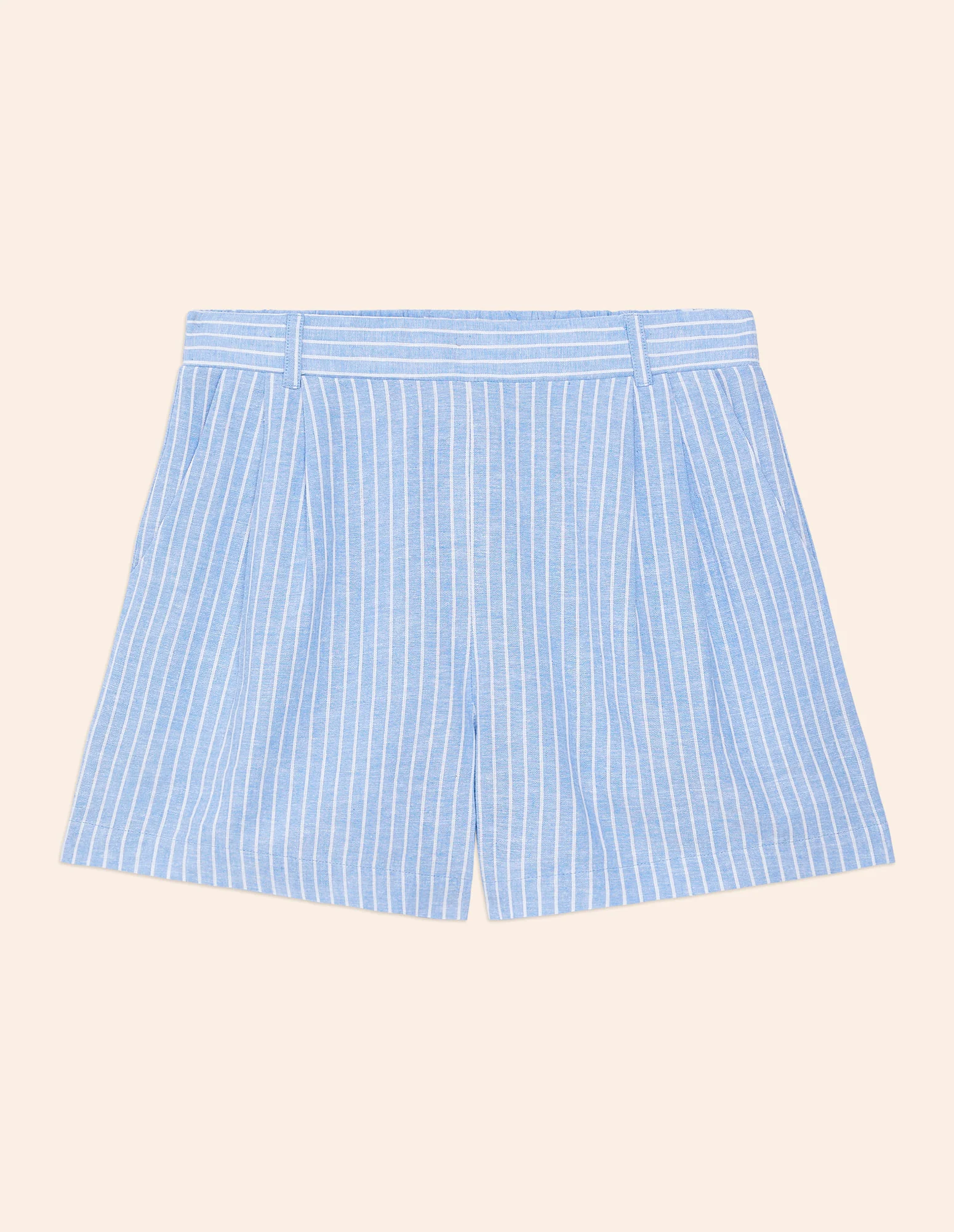 Pantalone corto con pince Cotton Linen - Image 24