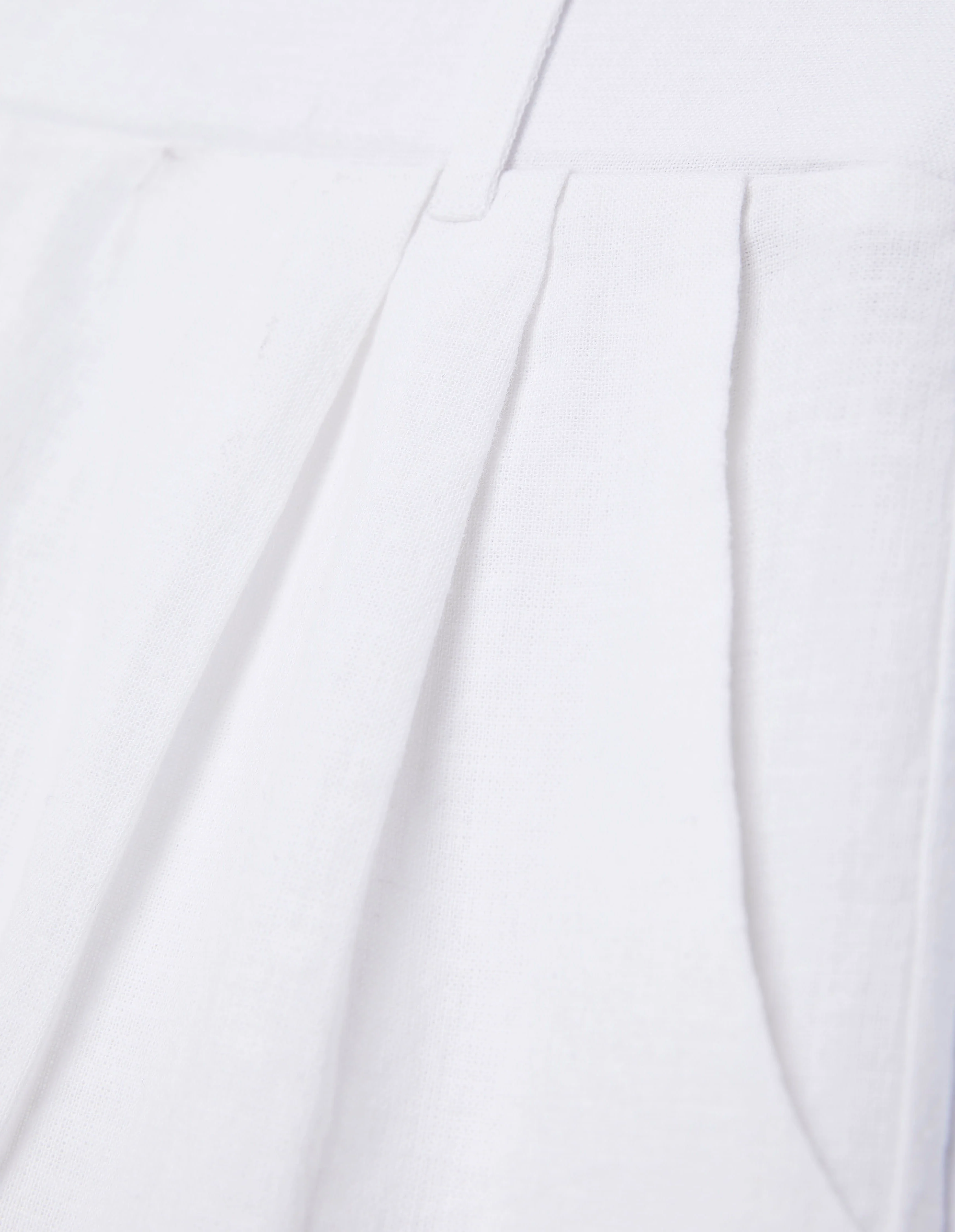 Pantalone corto con pince Cotton Linen - Image 6